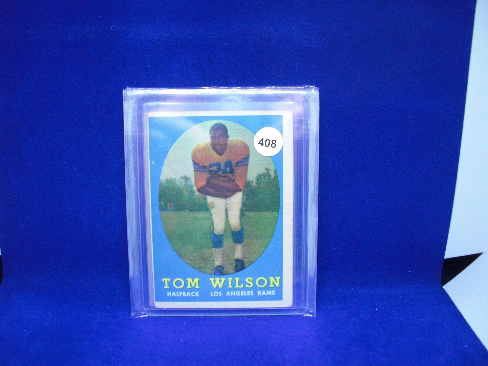 1958 Topps football Tom Wilson (1 of 1)