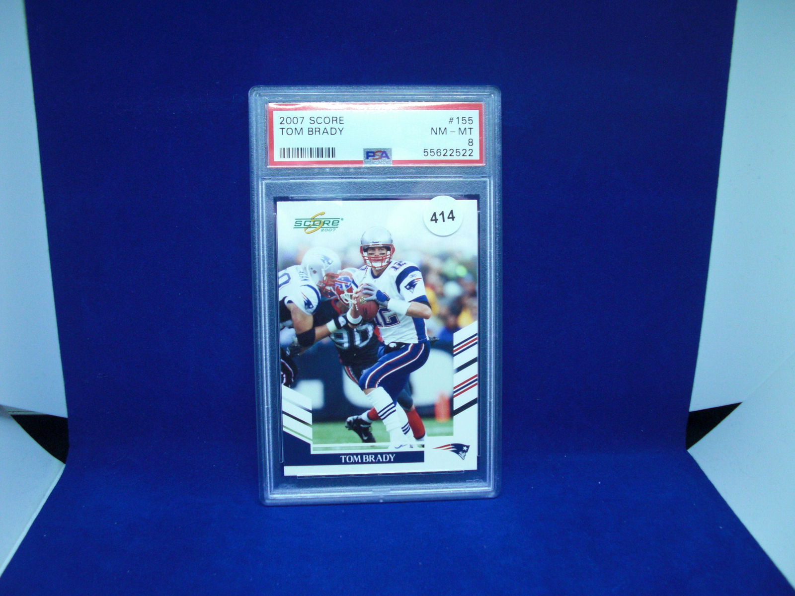 PSA 8 Tom Brady 2007 score (1 of 1)