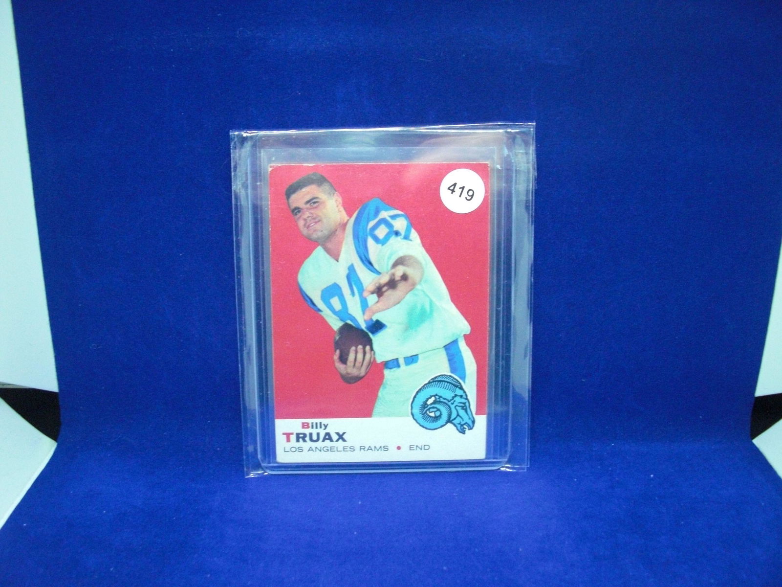 1959 Topps football billy traux: 1959 Topps football billy traux