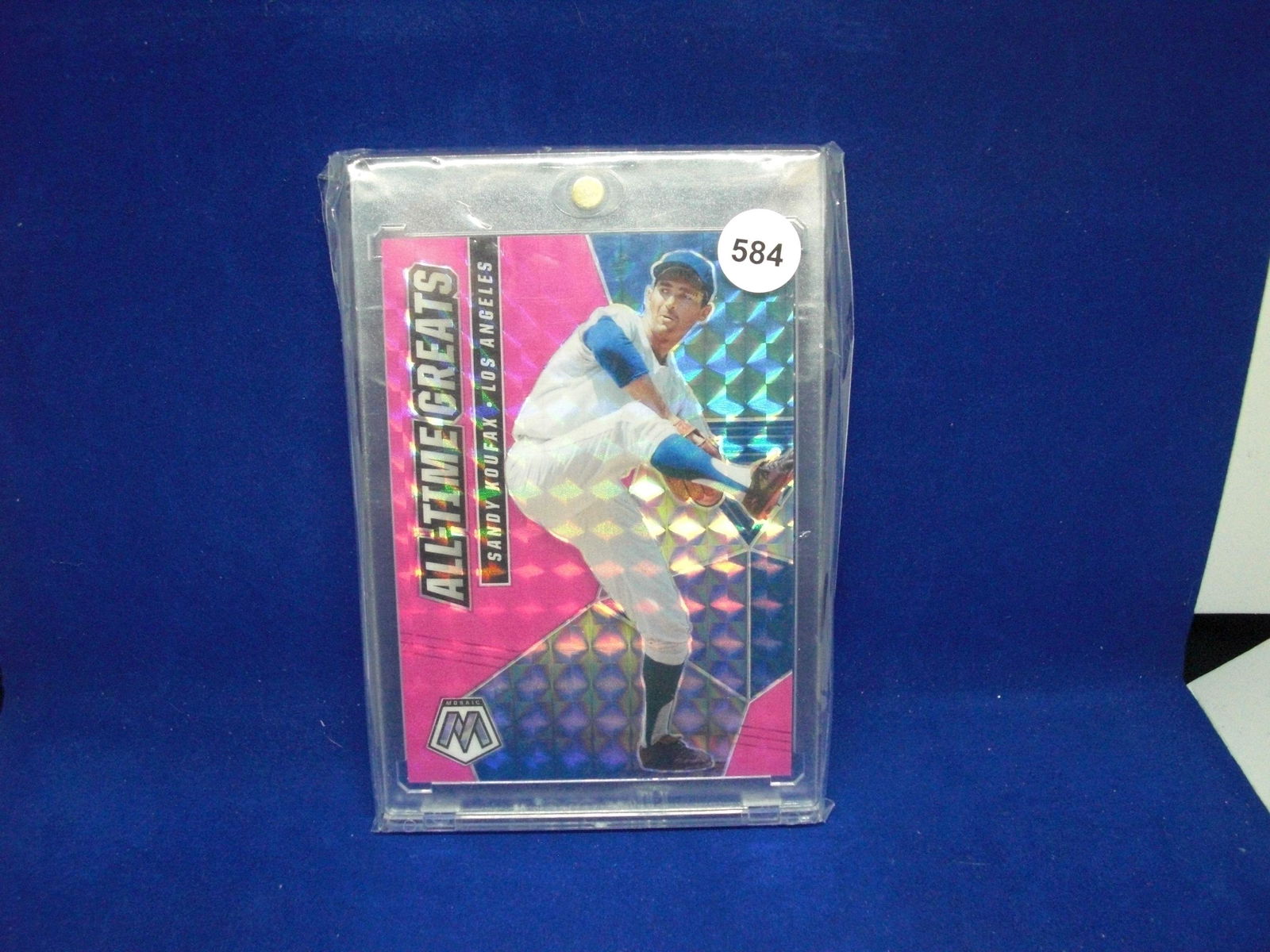 Sandy koufax mosaic pink short print 08/10 (1 of 1)
