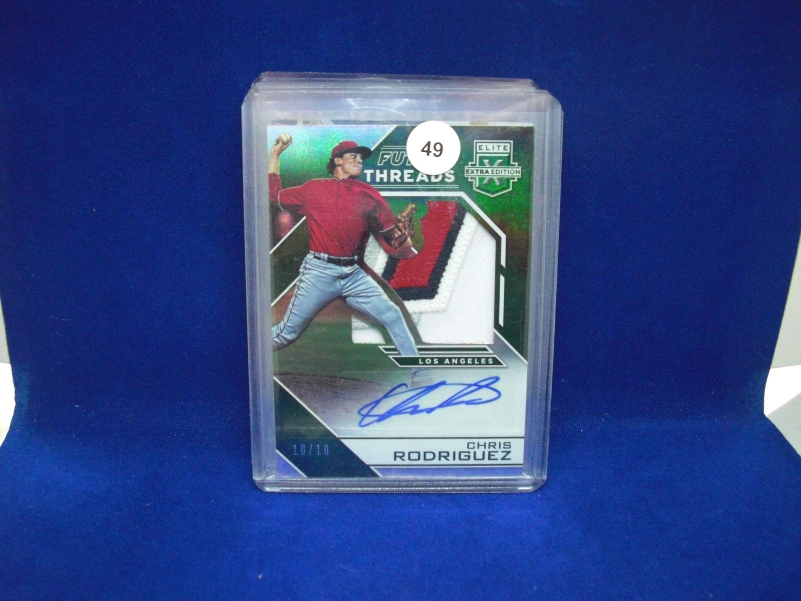 chris rodriguez elite ssp patch auto 10/10 (1 of 1)