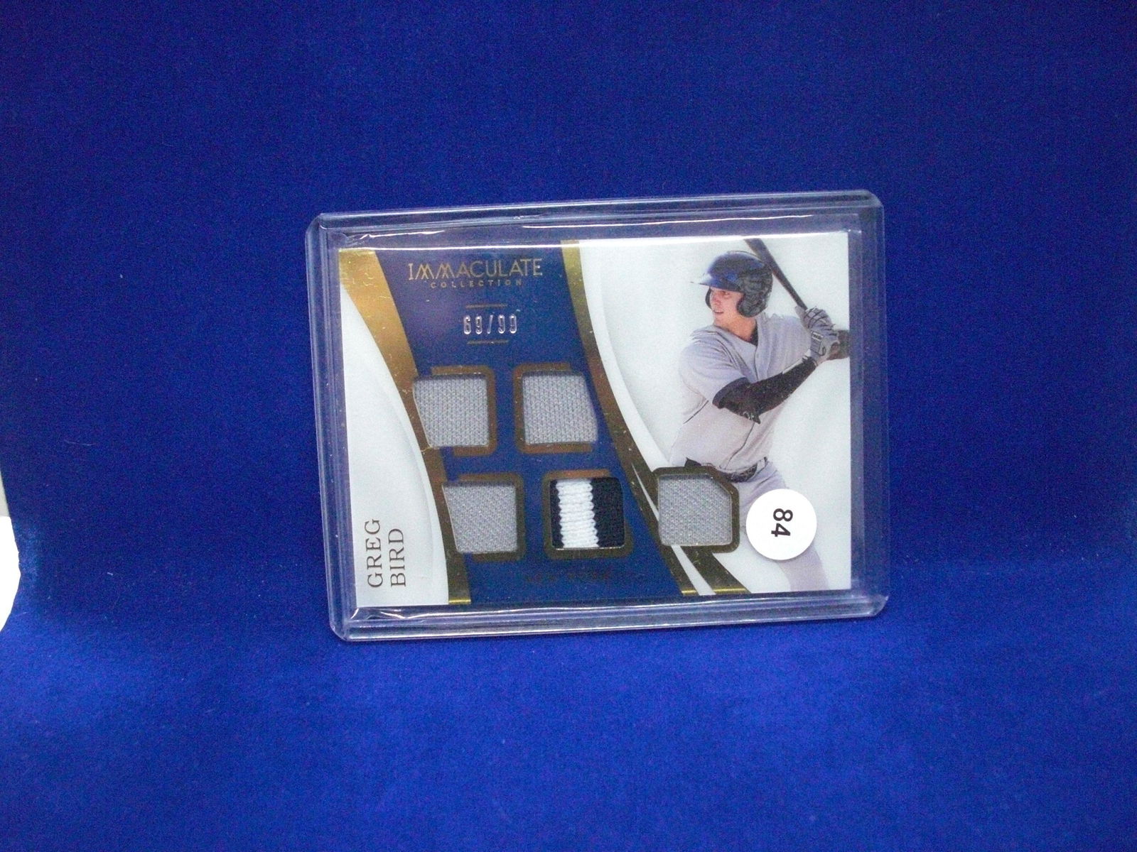 greg bird immaculate patch card 69/99 (1 of 1)