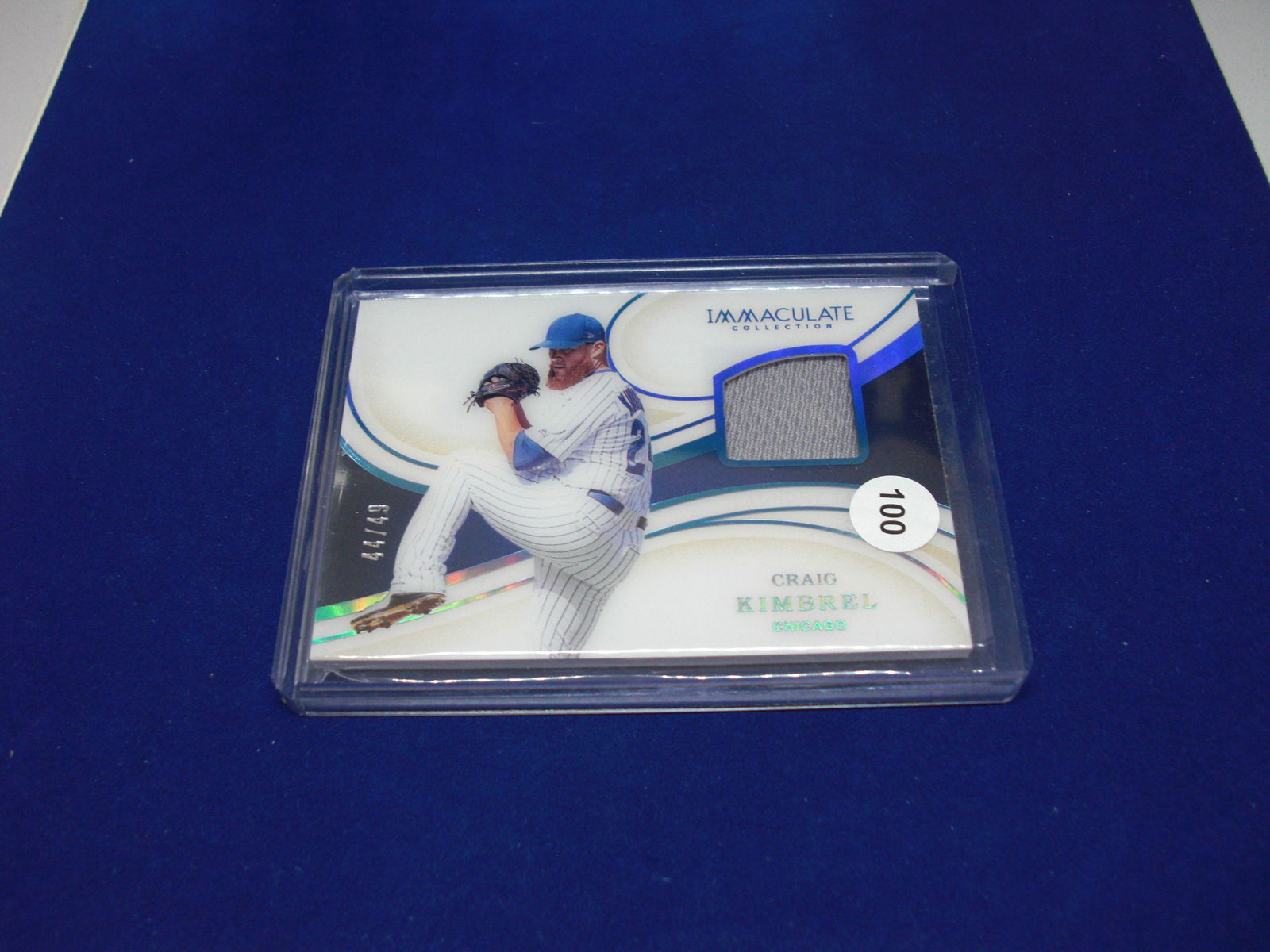 craig kimbrel immaculate collection relic 44/49 (1 of 1)