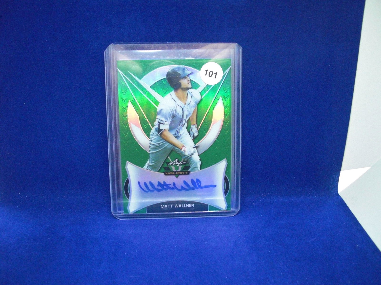 matt walner leaf valiant green auto 25/99 (1 of 1)