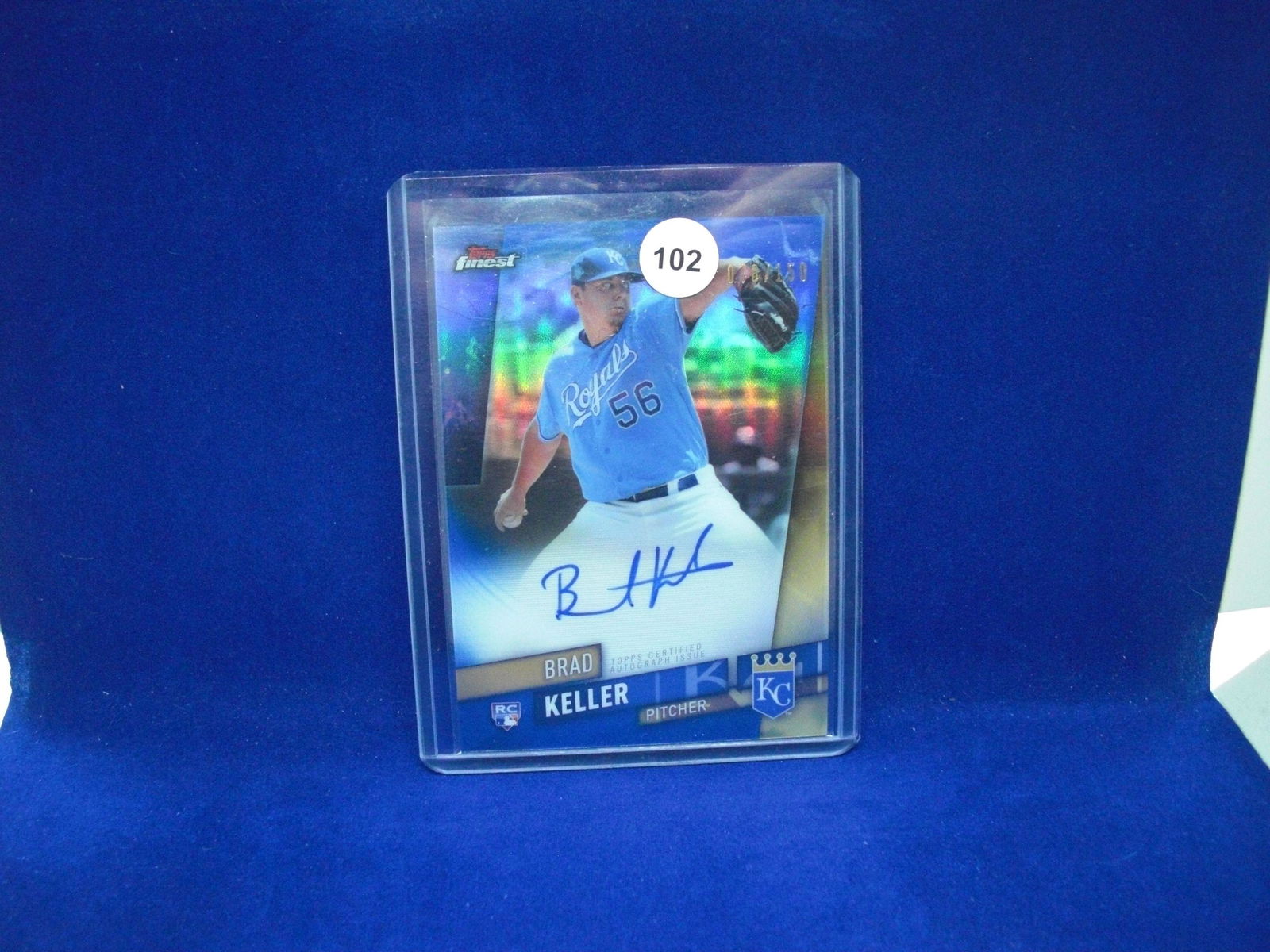 brad keller numbered auto 078/150 (1 of 1)