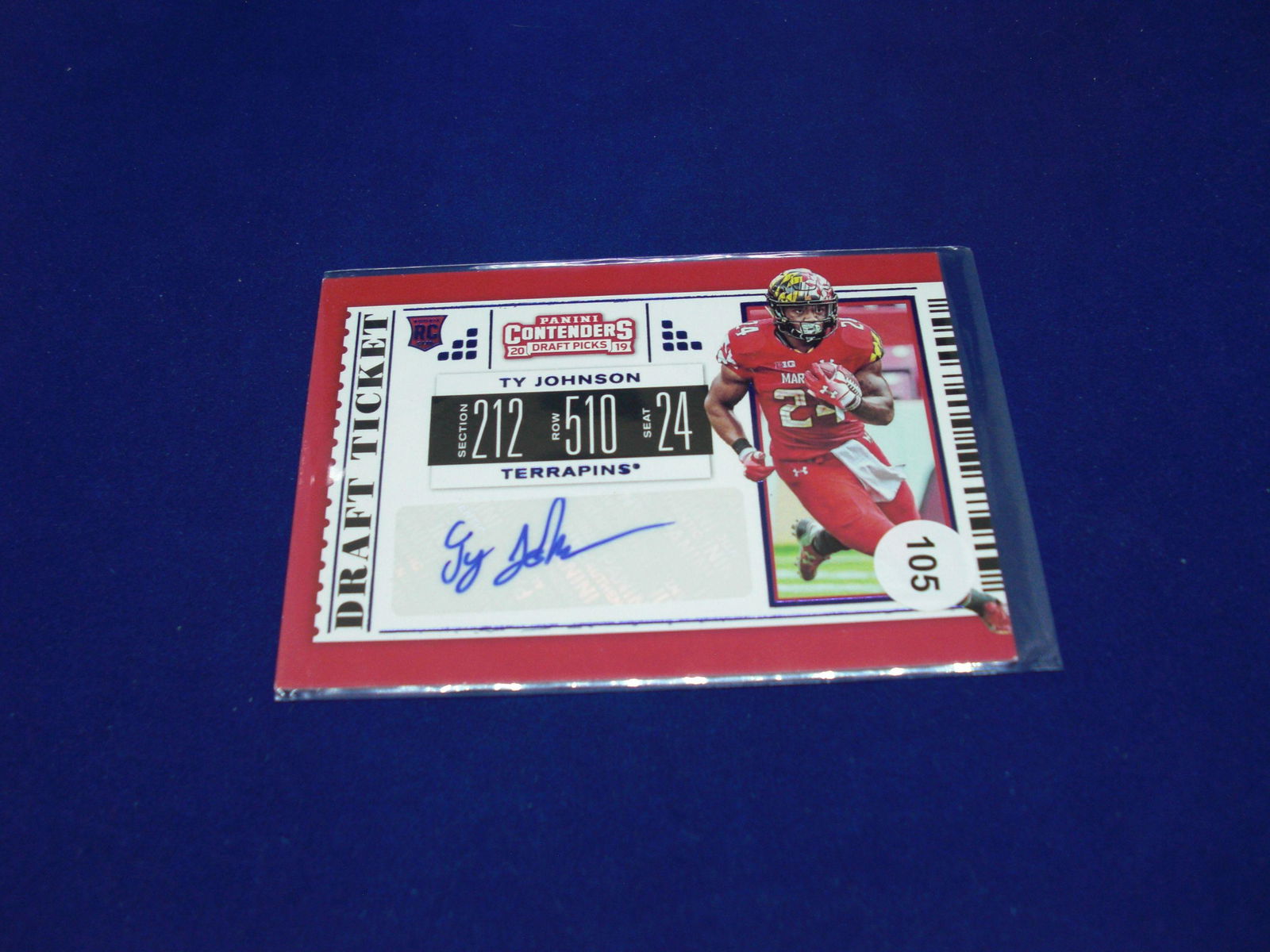 ty johnson contenders rookie auto (1 of 1)