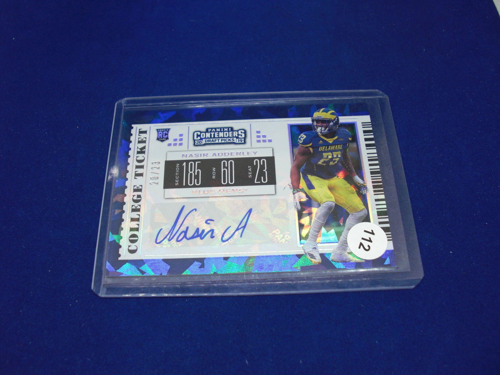 nassir adderly college ticket auto 20/23 (1 of 1)