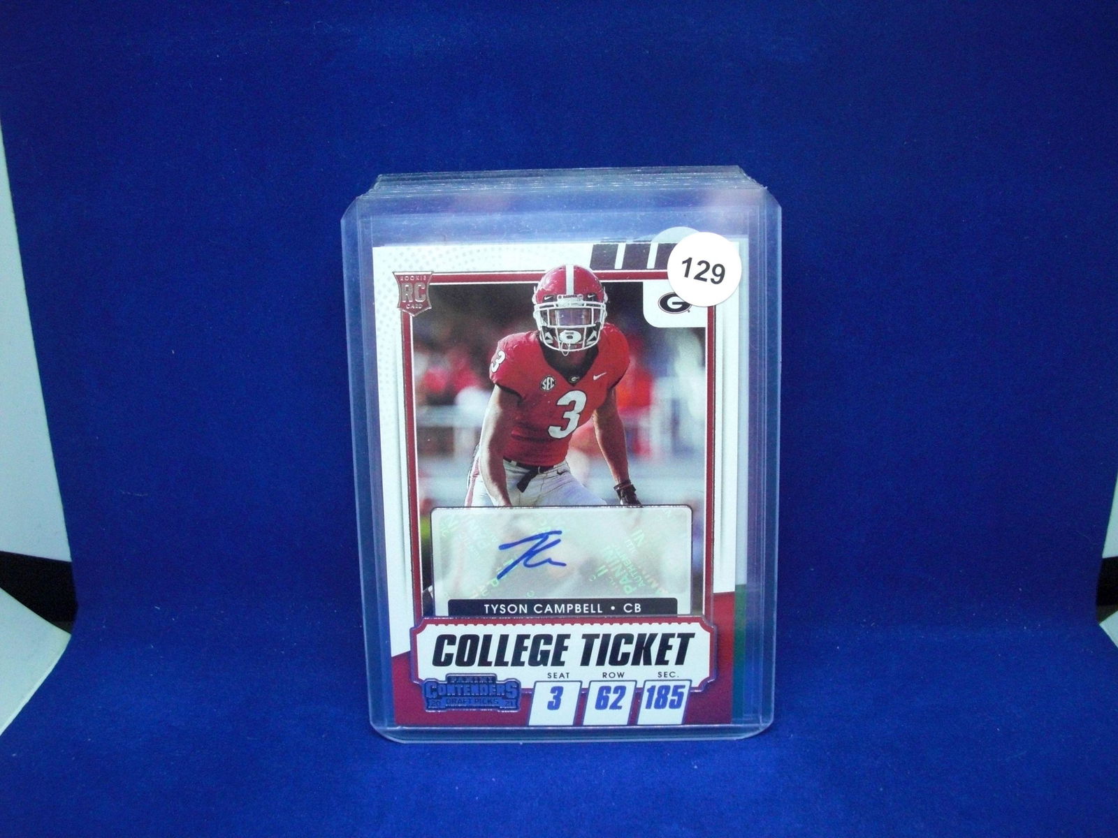 tyson campbell college ticket auto (1 of 1)