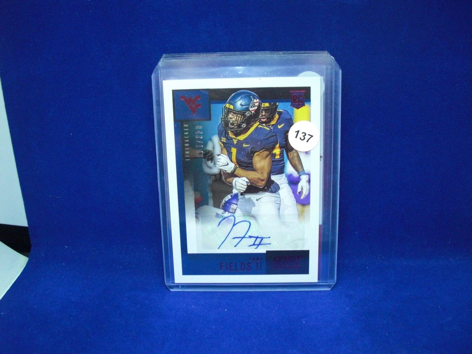 tony fields numbered auto 43/149: tony fields numbered auto 43/149