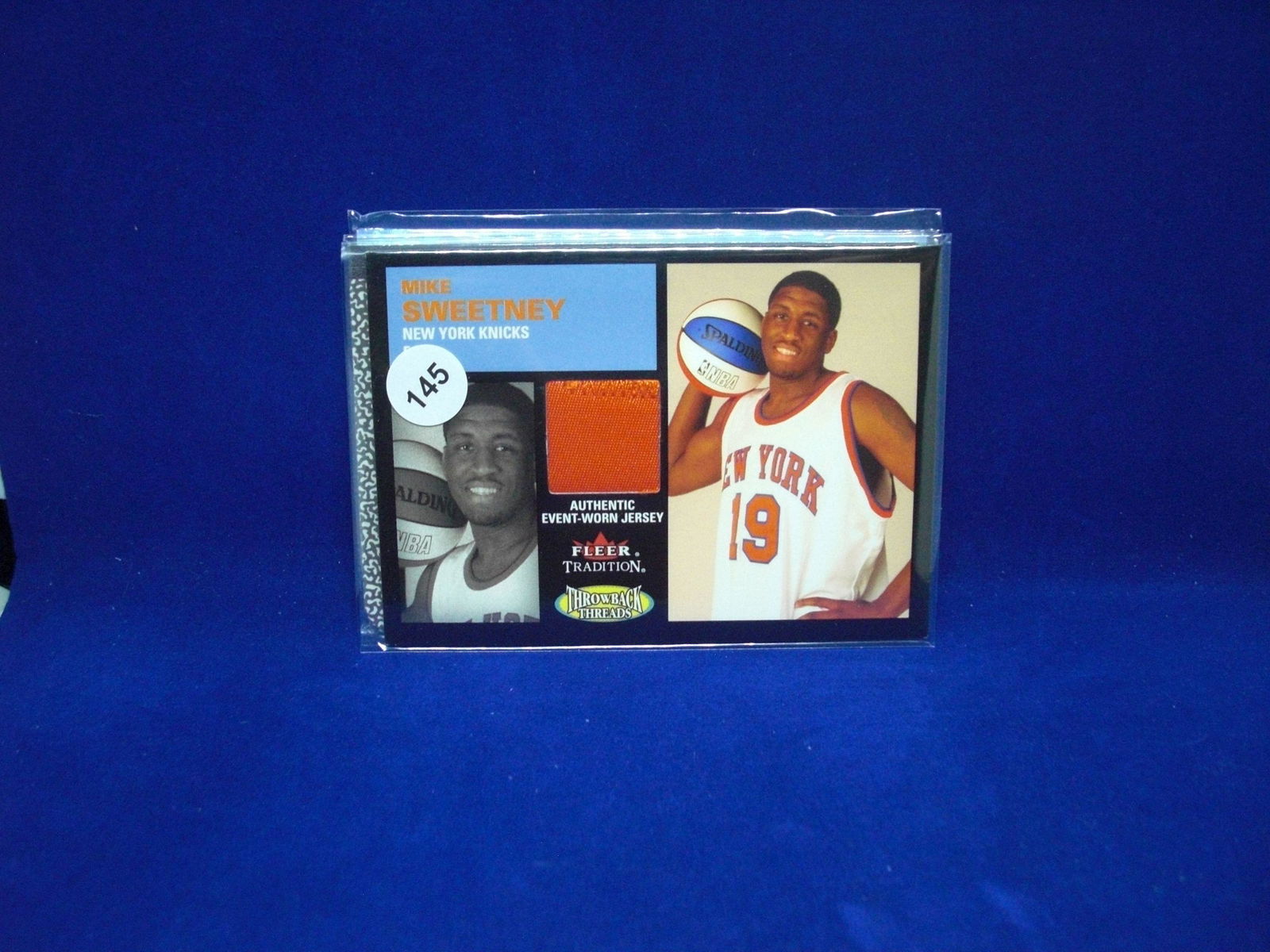 mike sweetney game worn jersey card (1 of 1)