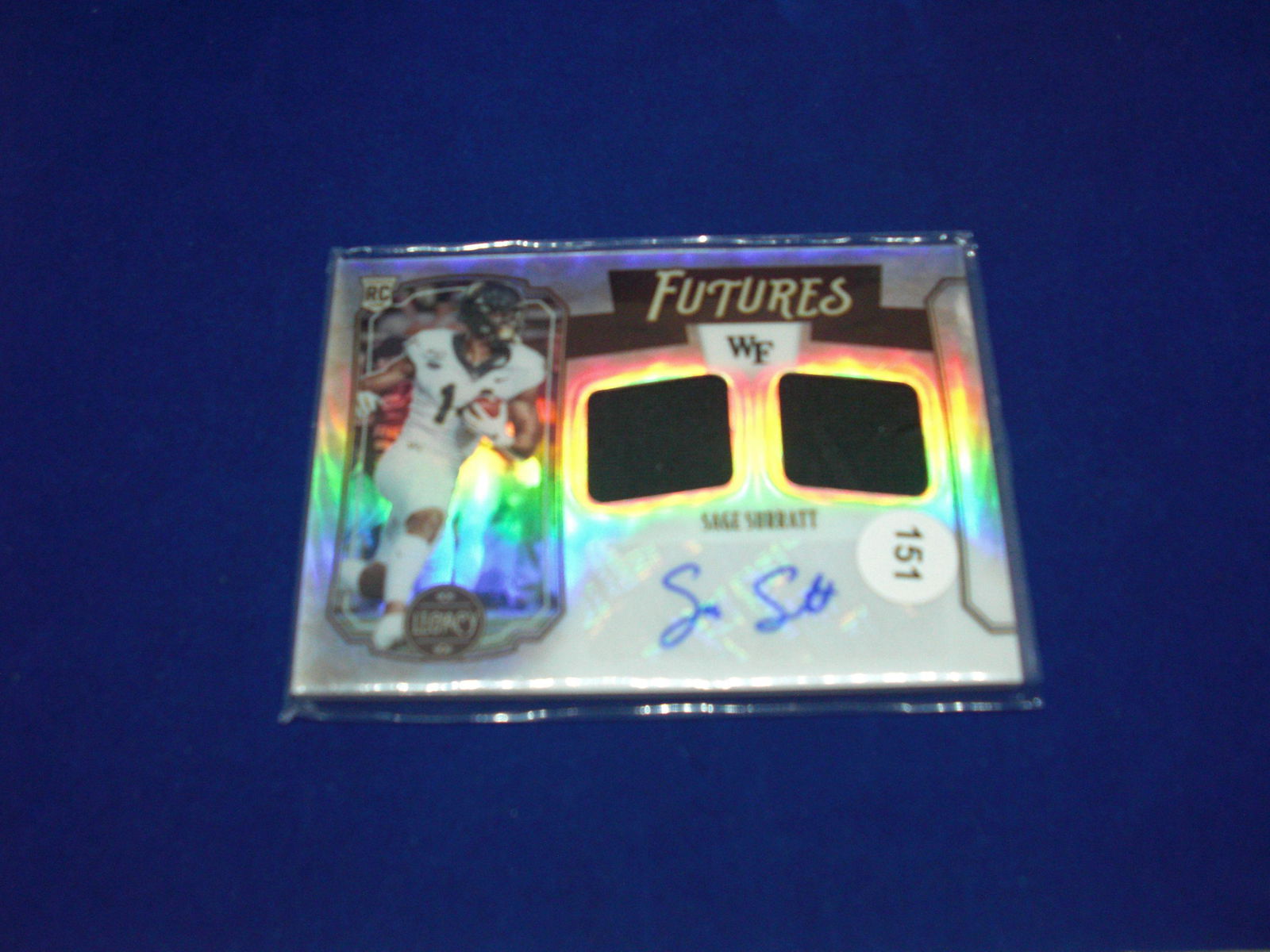 sage surratt dual jersey rookie auto 094/299 (1 of 1)