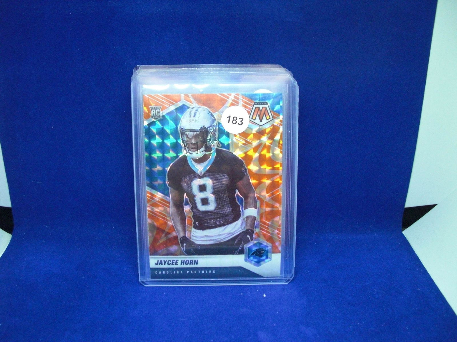 jaycee horn orange mosaic rookie (1 of 1)