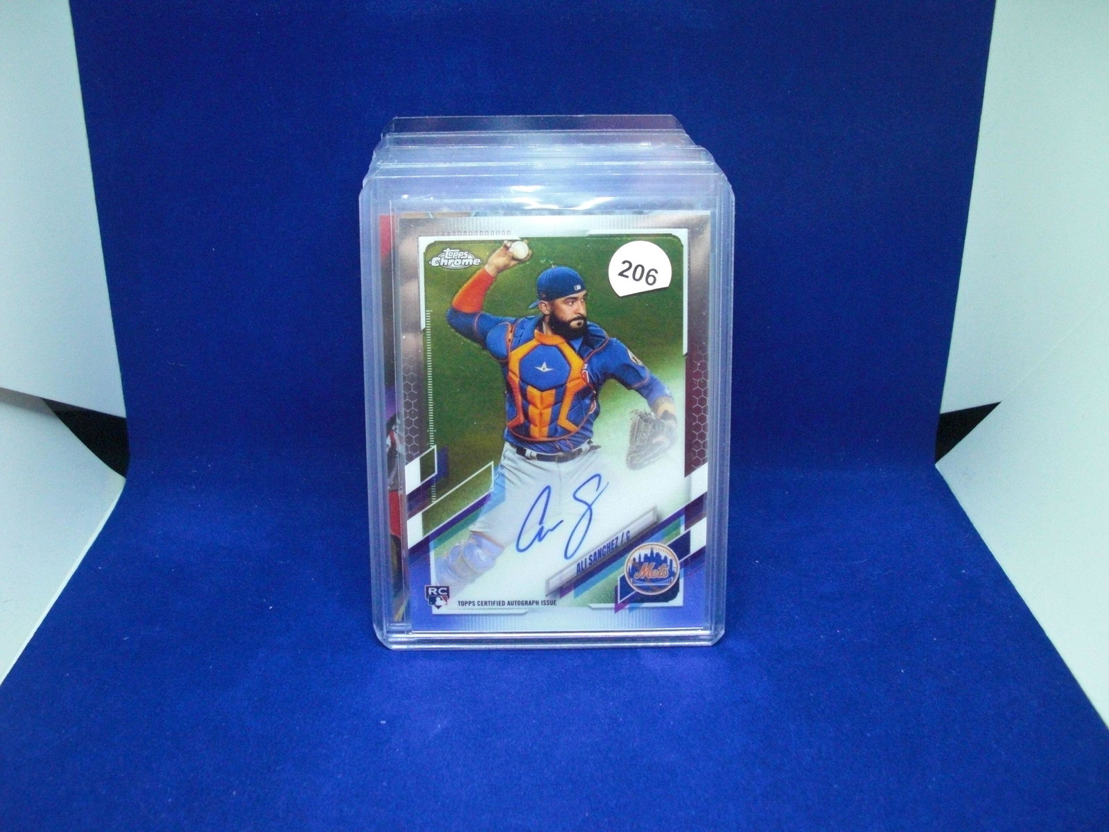 ali sanchez rookie auto: ali sanchez rookie auto
