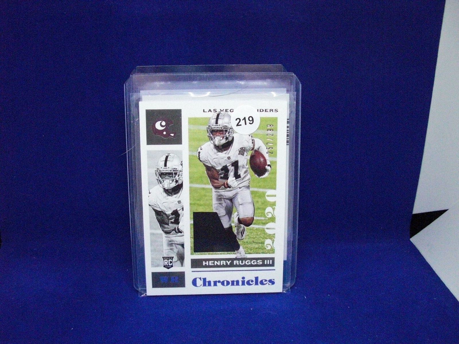 henry ruggs rookie jersey card 257/299 (1 of 1)