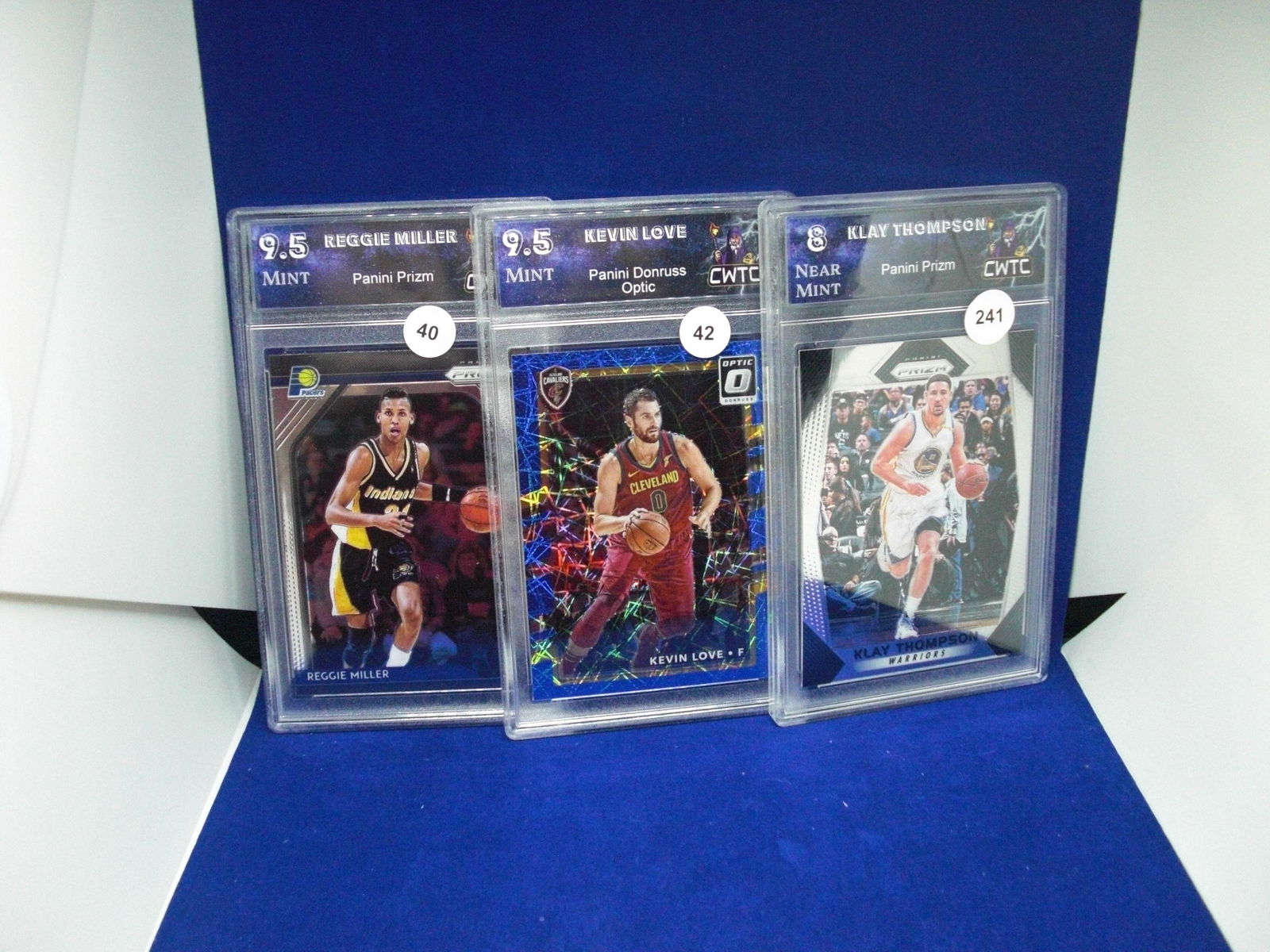 lot of 3 cwtc graded cards with klay thompson (1 of 1)