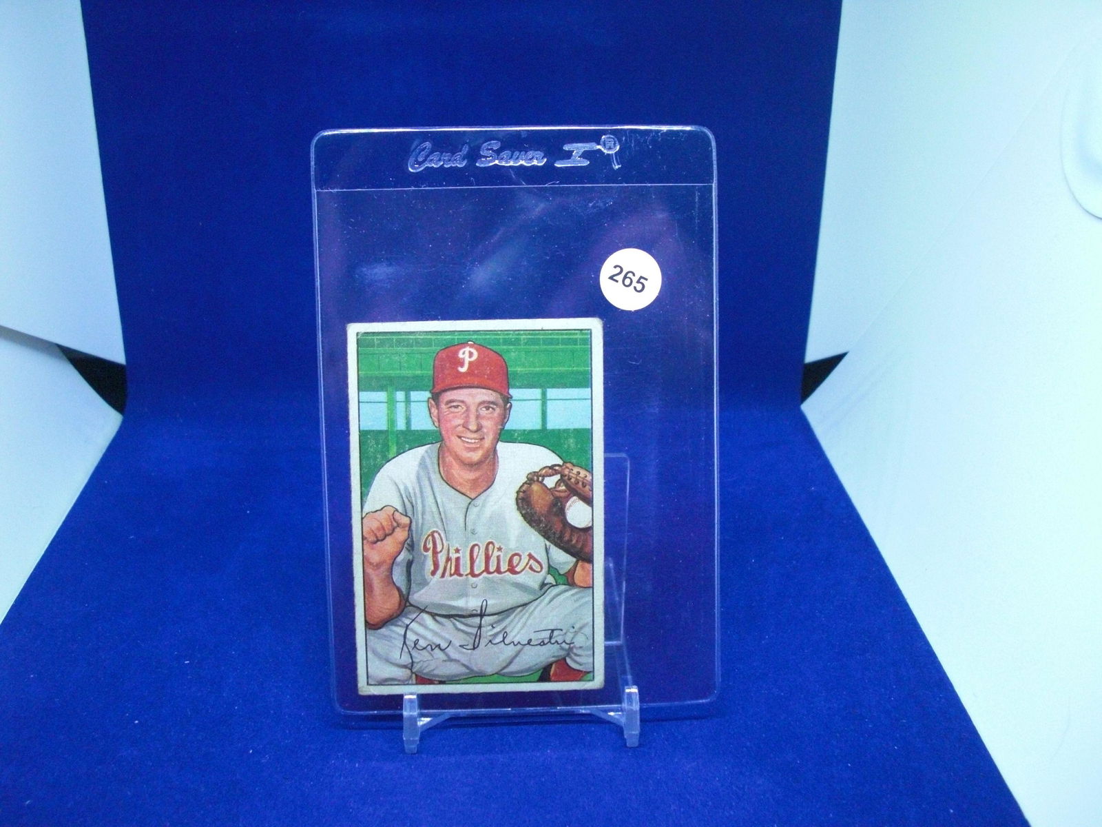 vintage 1952 bowman ken silvestri (1 of 1)