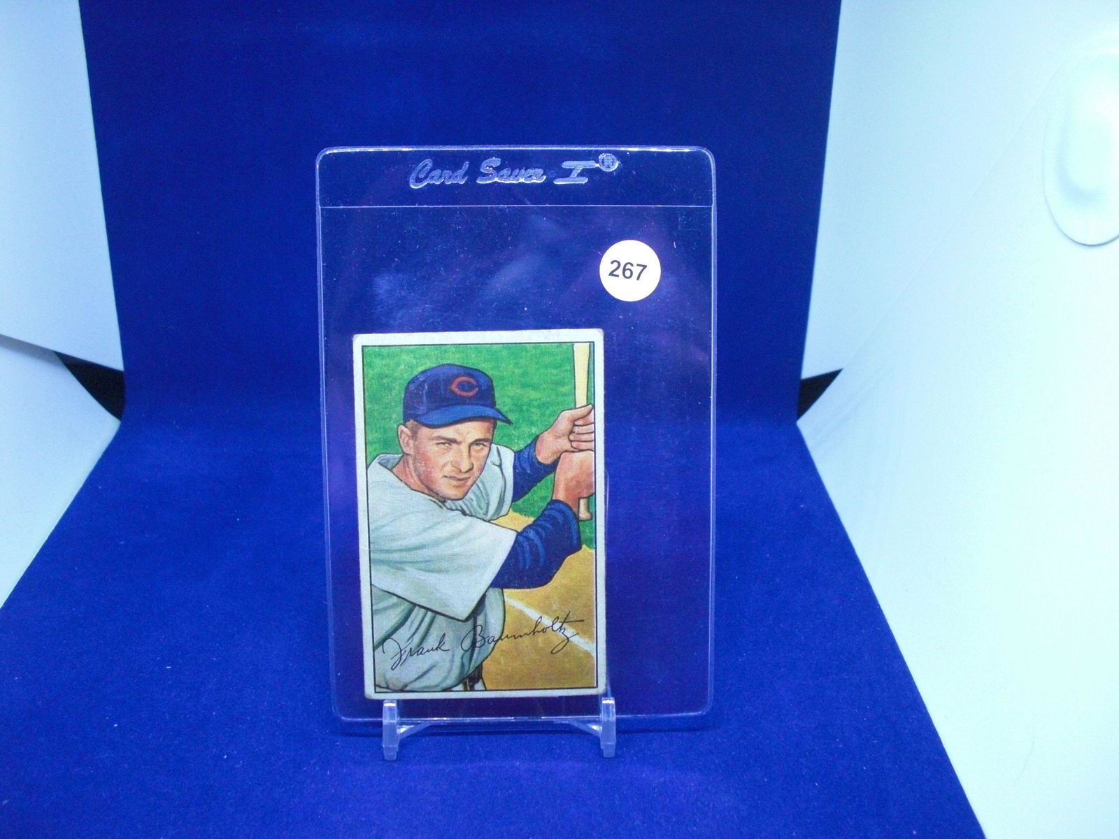 vintage 1952 bowman frank baumholtz (1 of 1)