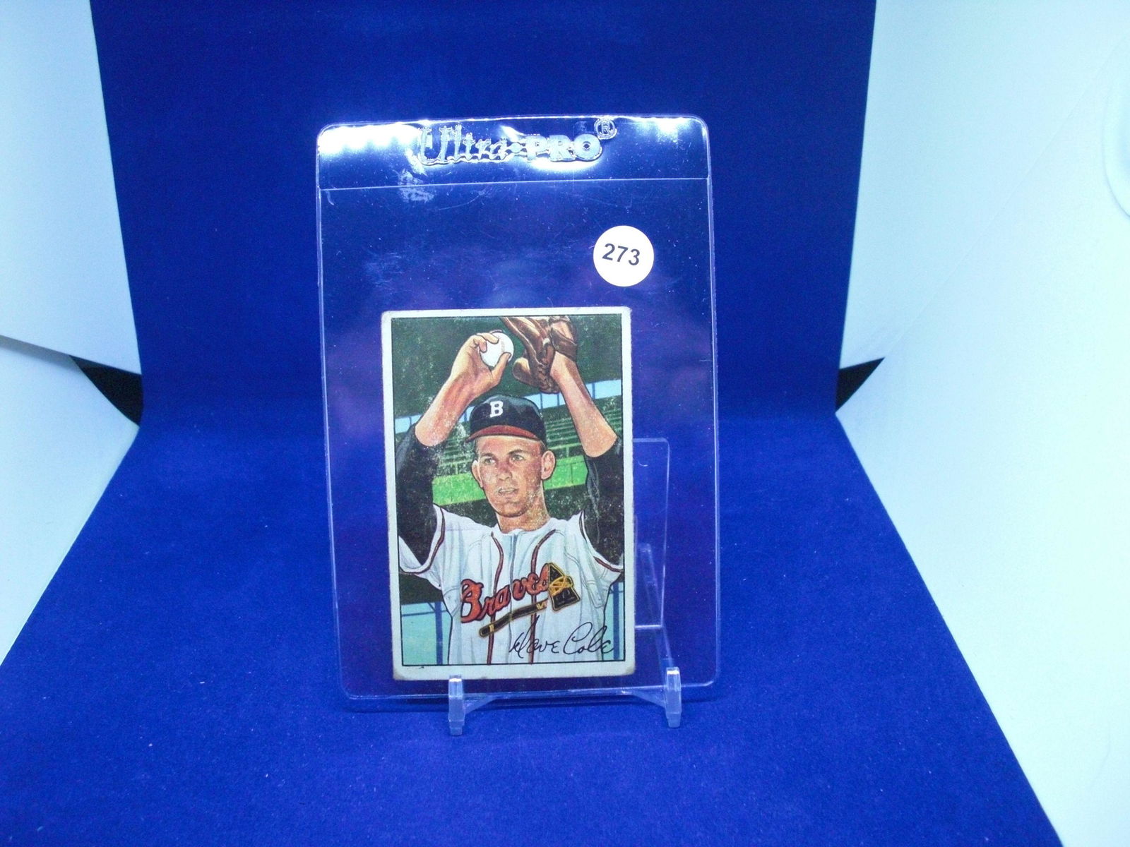 vintage 1952 bowman dave cole (1 of 1)
