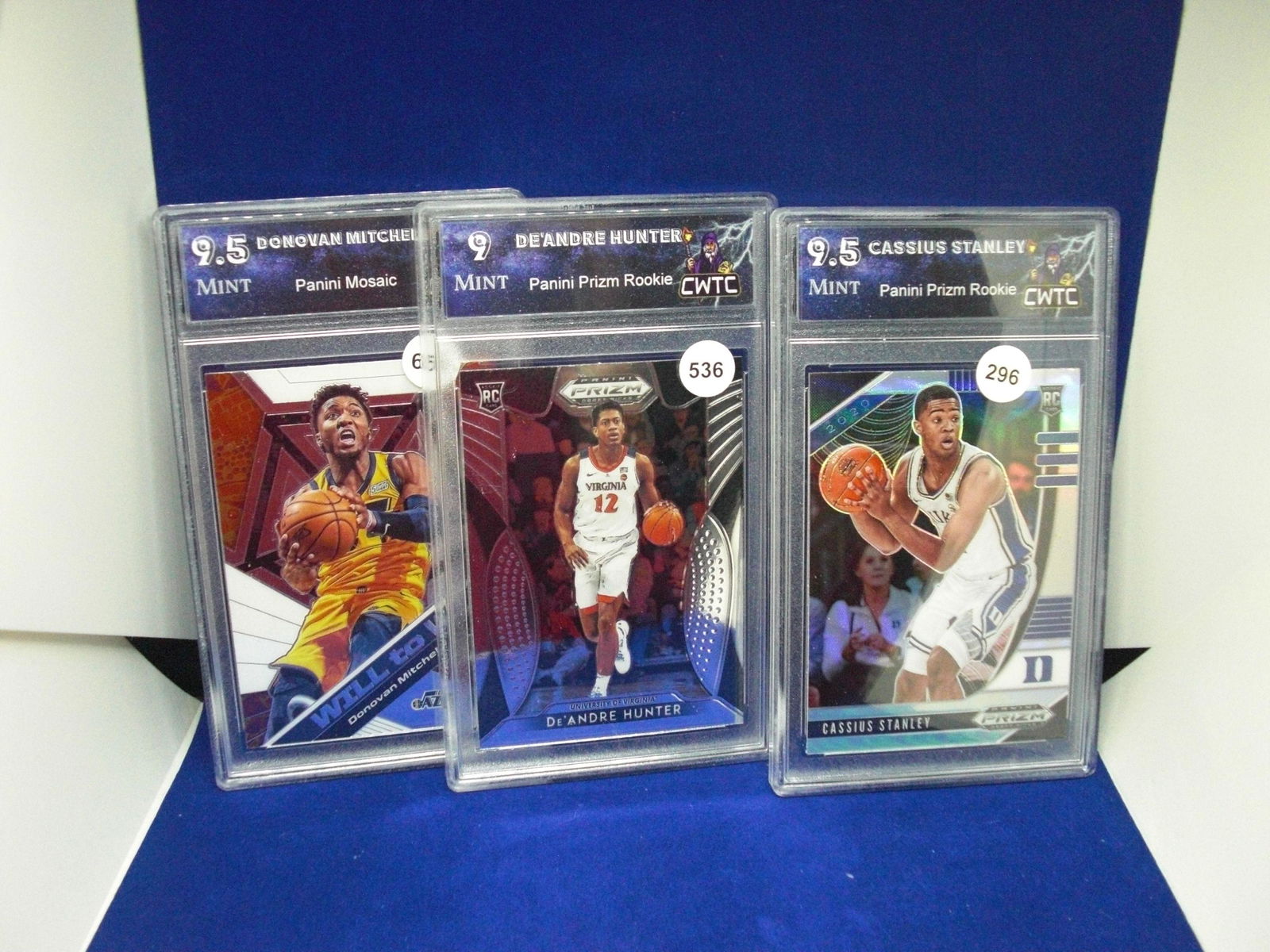lot of 3 cwtc graded basketball cards (1 of 1)