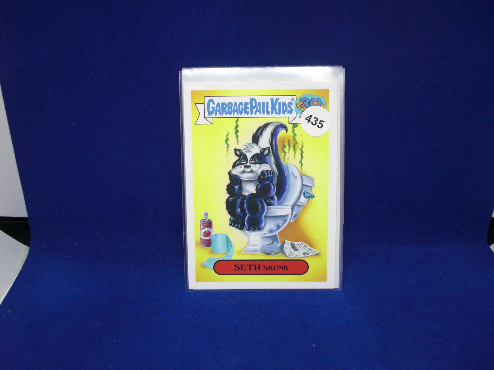 Garbage pail kids card seth skunk: Garbage pail kids card seth skunk