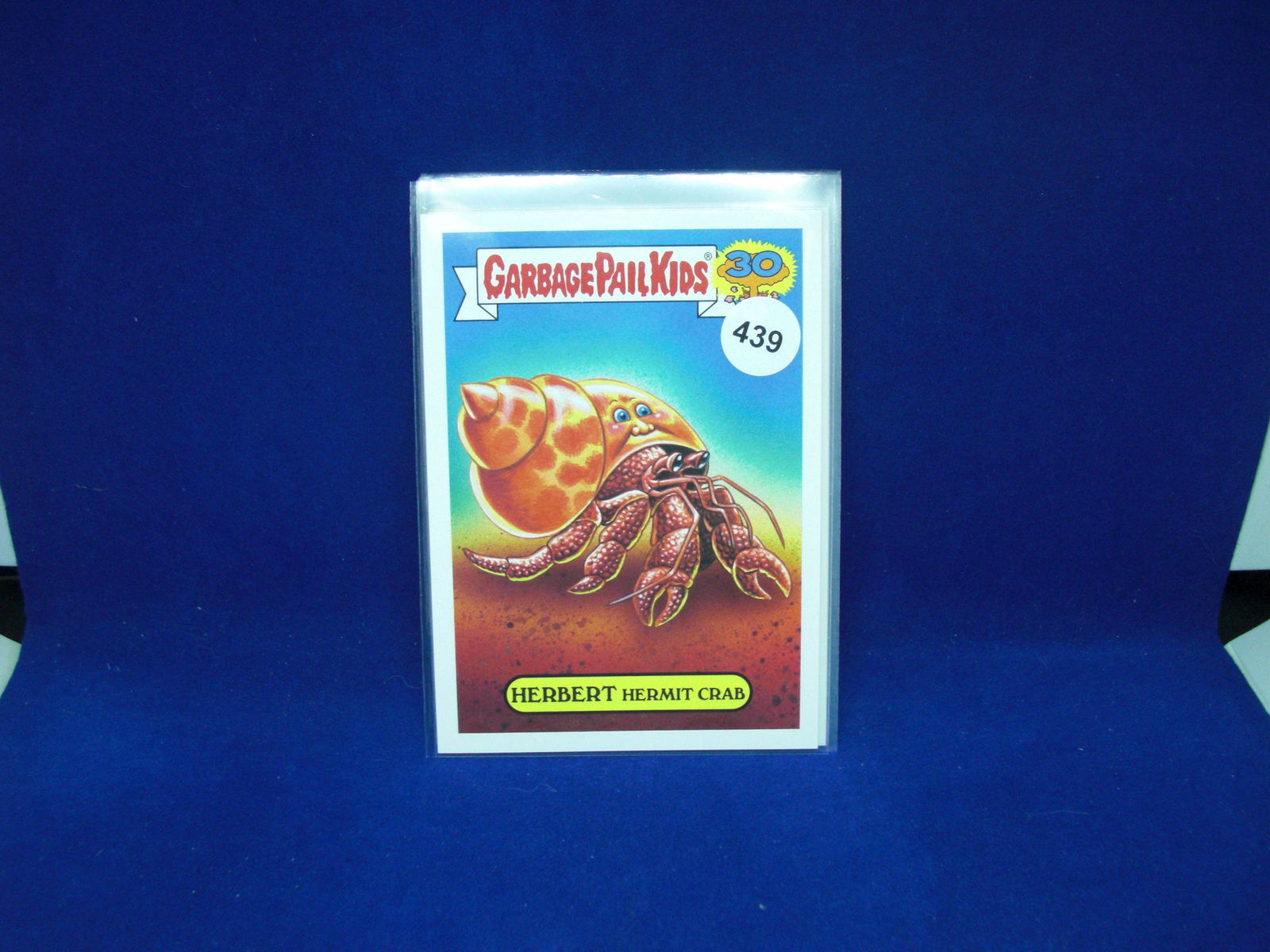 Garbage pail kids card herbert hermit crab: Garbage pail kids card herbert hermit crab