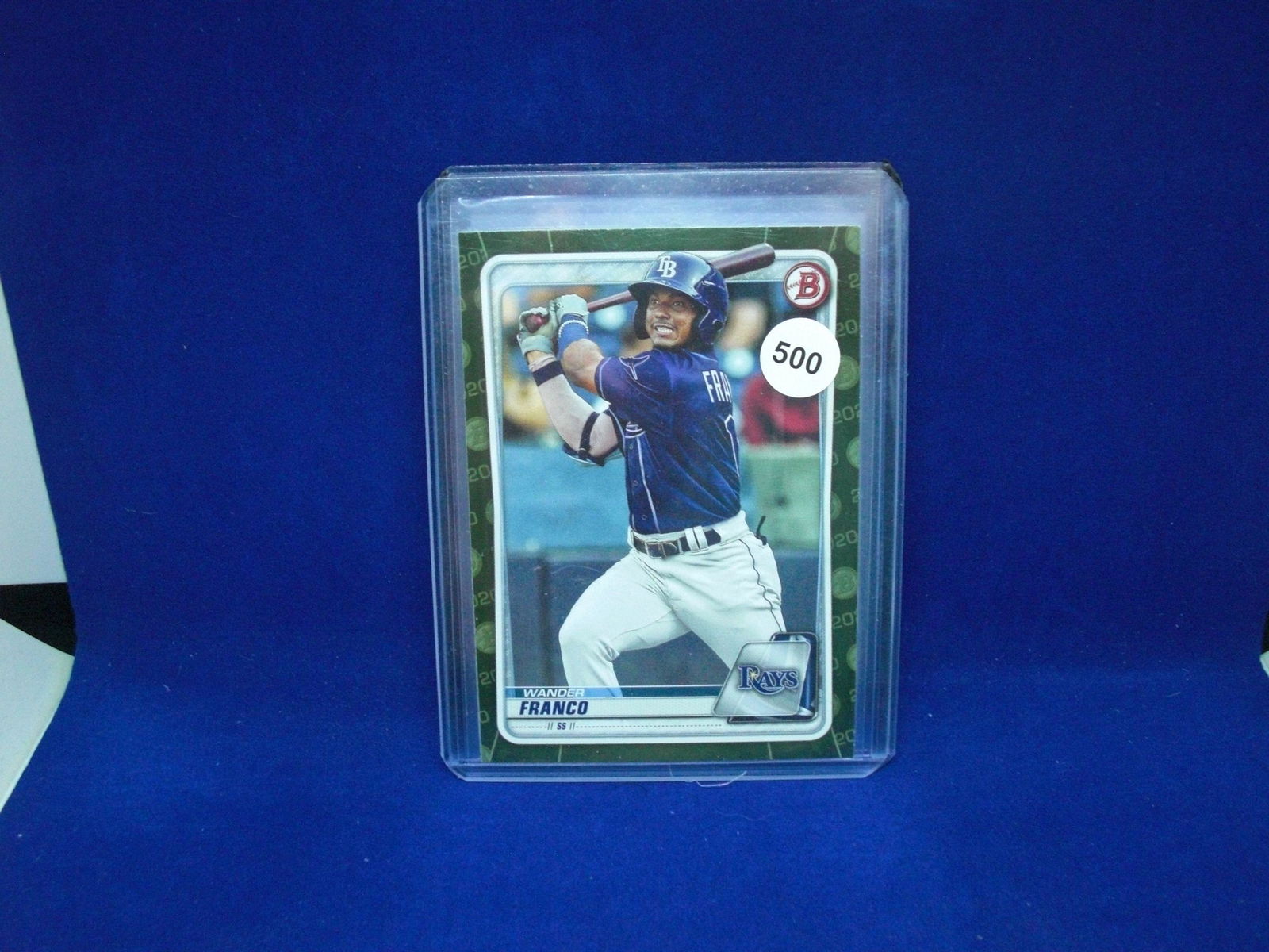 wander franco bowman camo border prospect card (1 of 1)