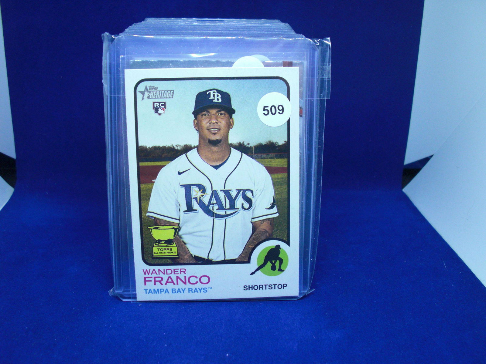 wander franco topps heritage rookie (1 of 1)