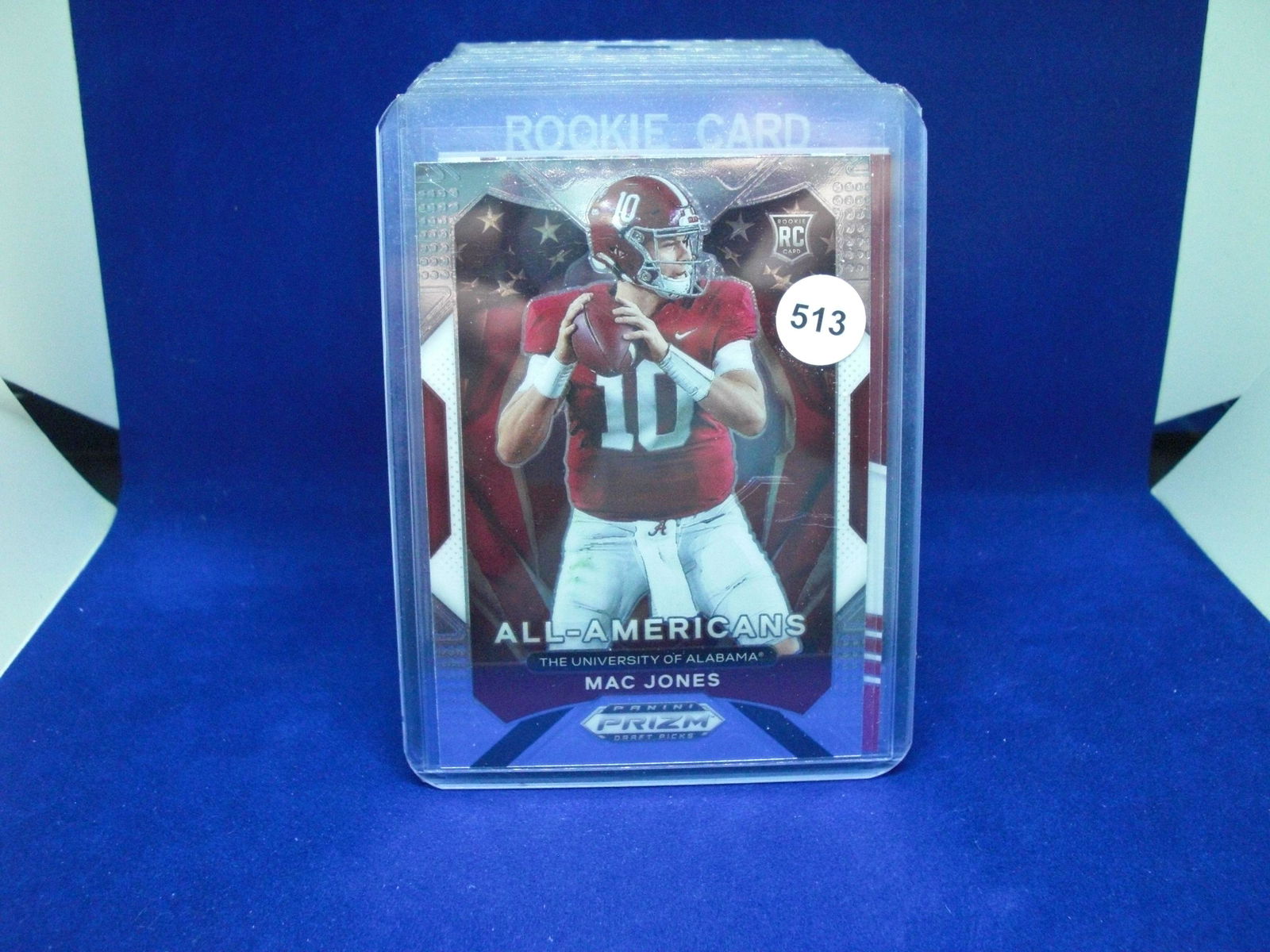 mac jones rookie card (1 of 1)