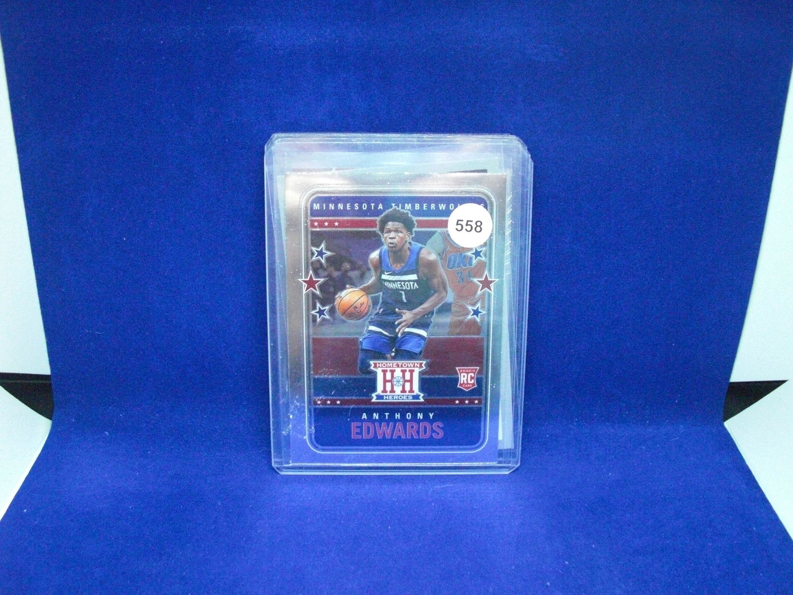 anthony edwards rookie card (1 of 1)