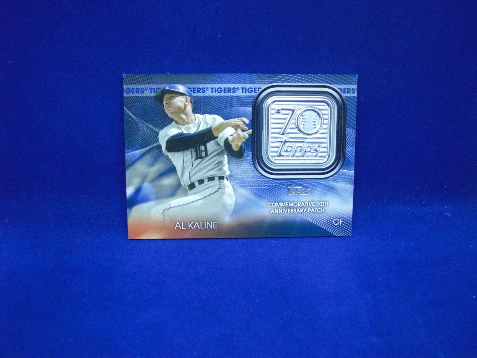 al kaline topps 70th anniversry relic (1 of 1)