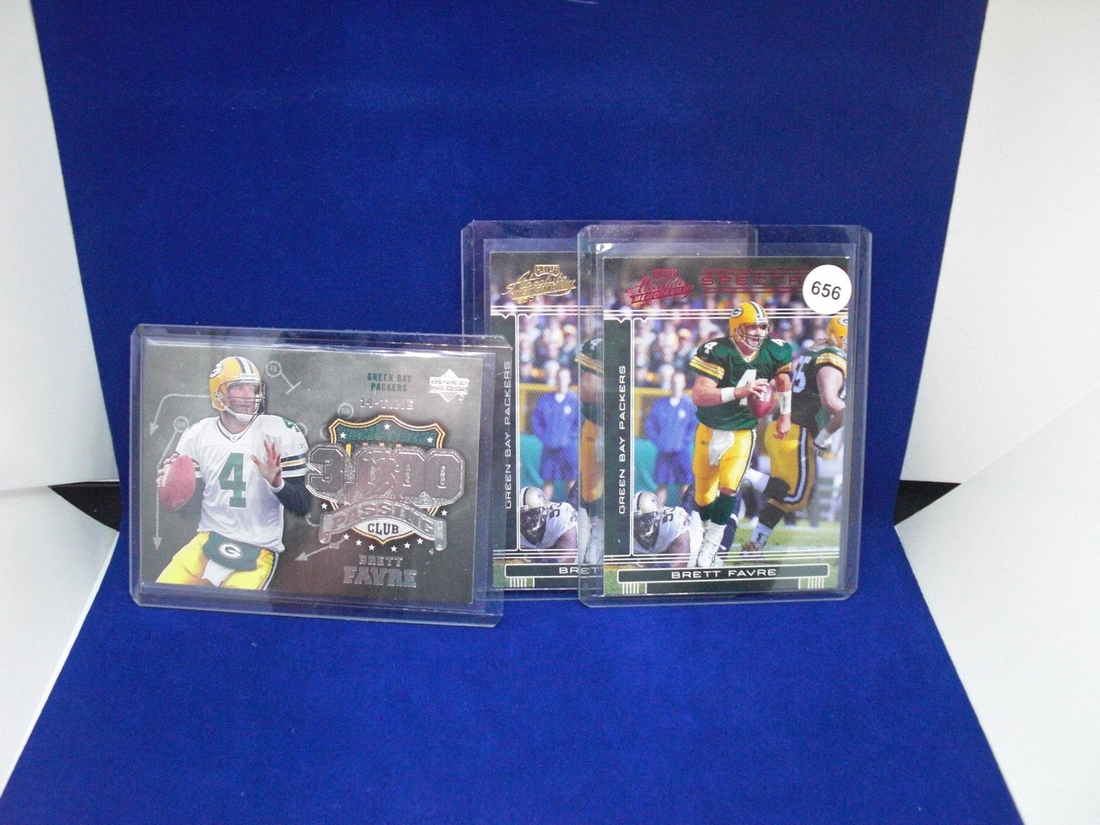 lot of 3 brett favre cards: lot of 3 brett favre cards