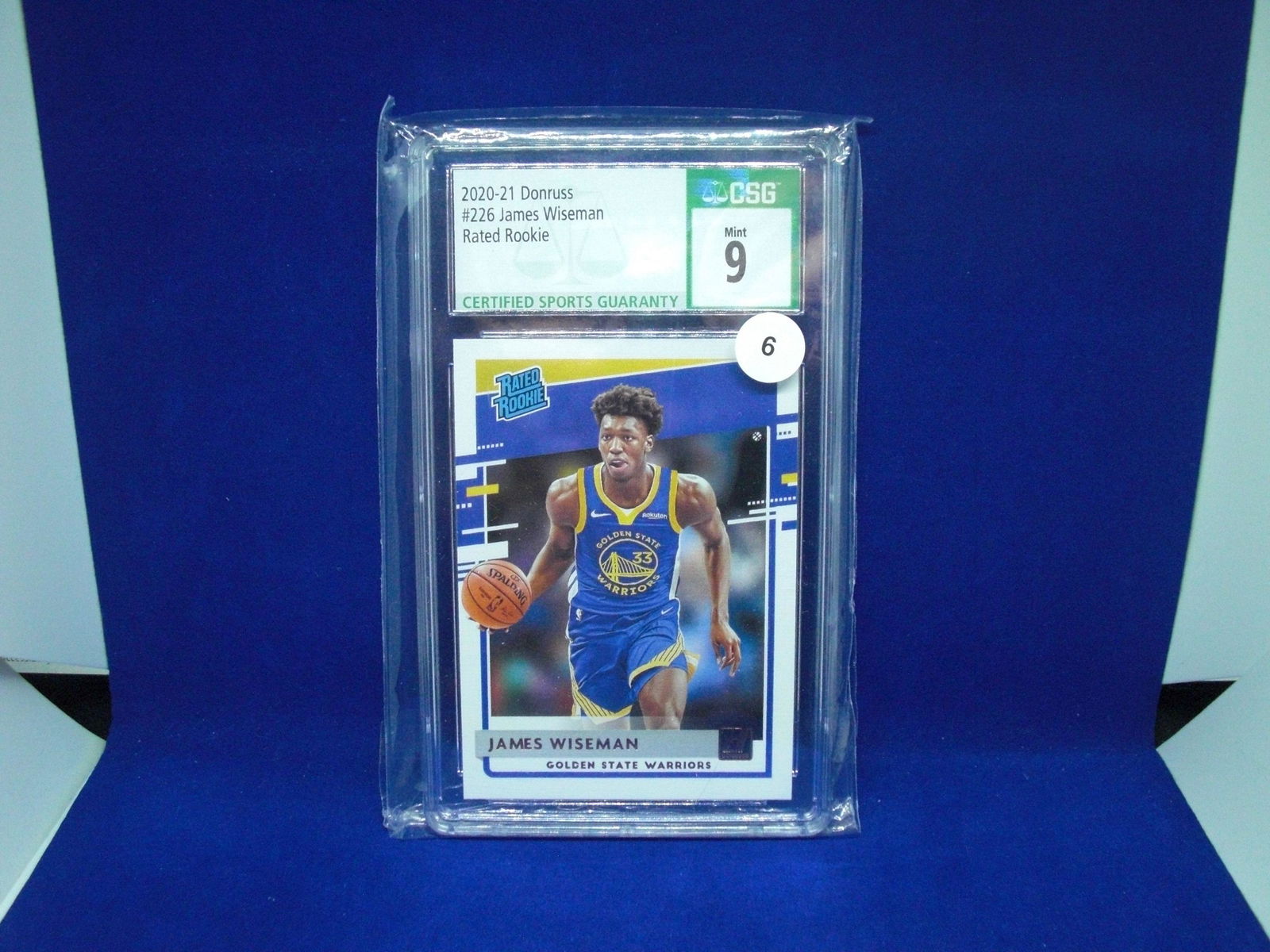 JAMES WISEMAN csg GRADED 9 RATED ROOKIE (1 of 1)