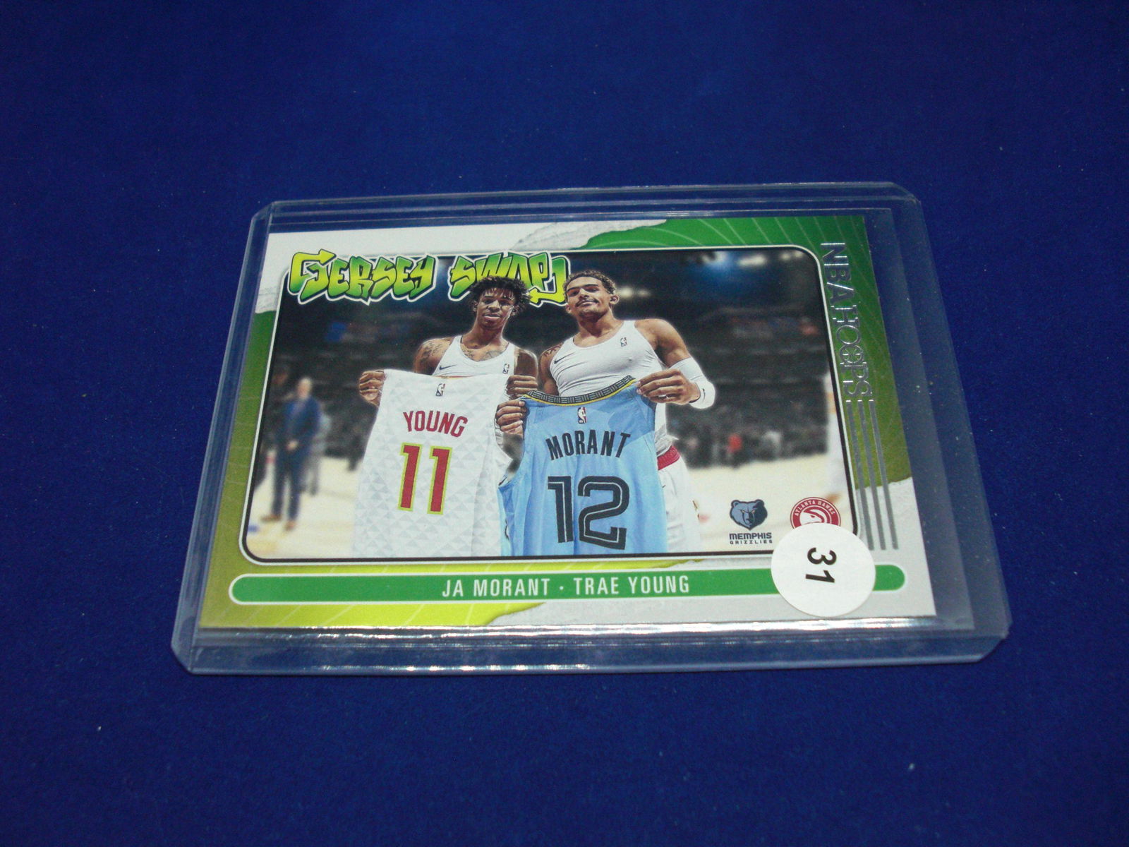 JA MORANT AND TRAE YOUNG JERSEY SWAP (1 of 1)