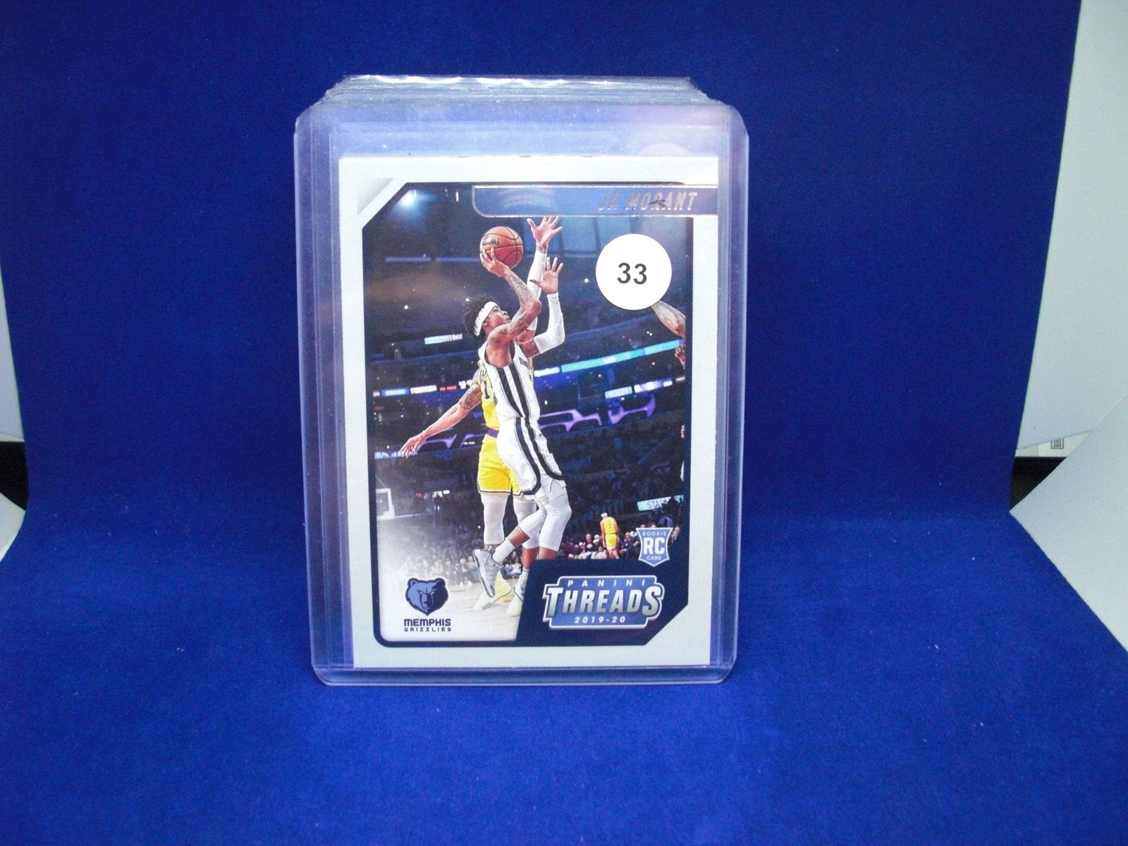 JA MORANT ROOKIE CARD PANINI THREADS (1 of 1)