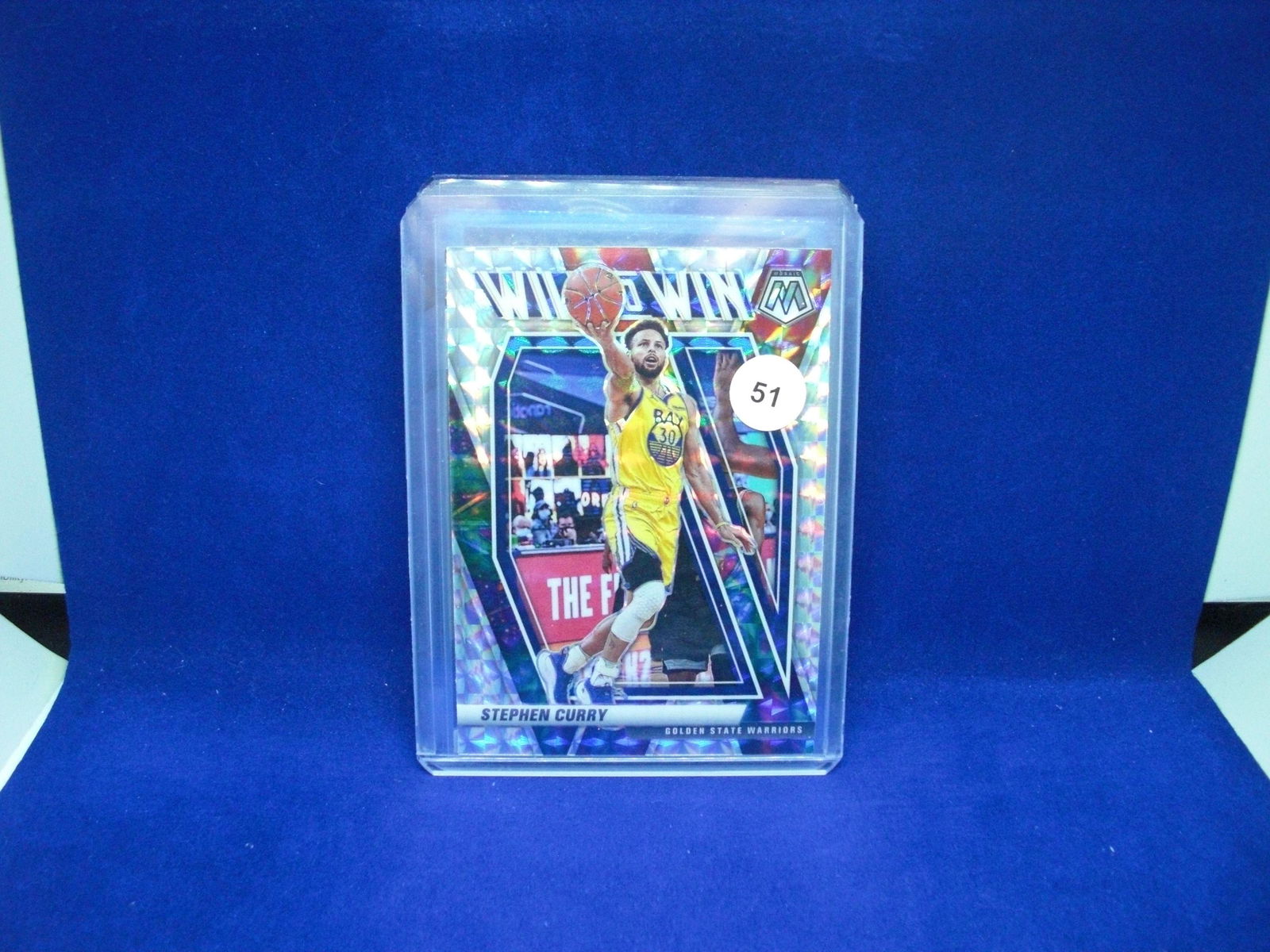 STEPH CURRY SILVER MOSAIC WILL TO WIN (1 of 1)