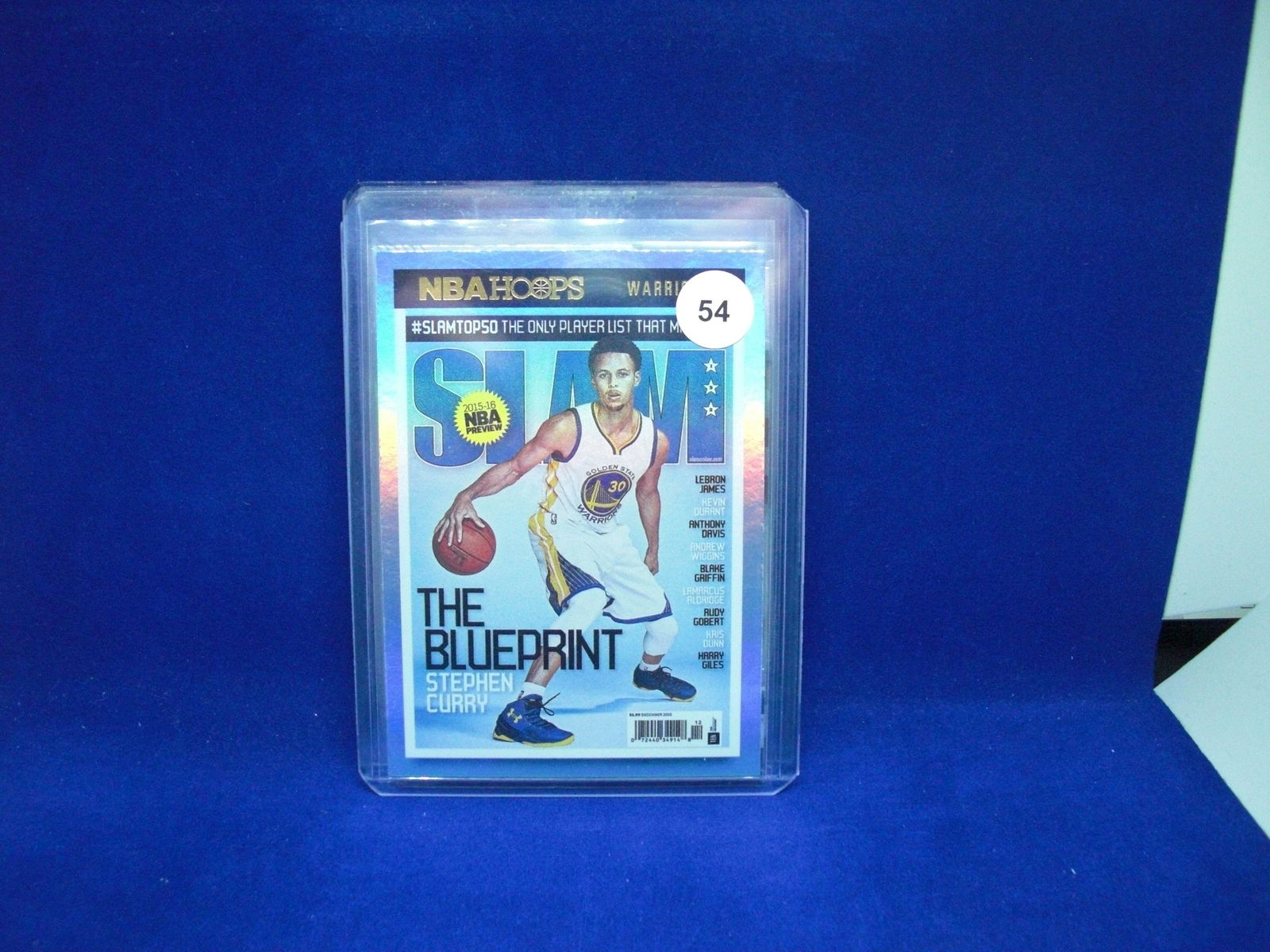 STEPH CURRY SLAM MAGAZINE INSERT (1 of 1)