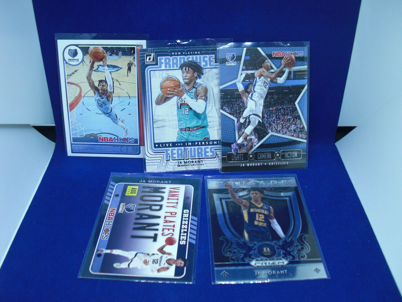 LOT OF 5 JA MORANT CARDS (1 of 1)