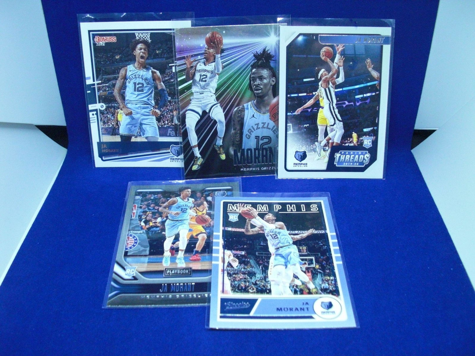 LOT OF 5 JA MORANT CARDS (1 of 1)