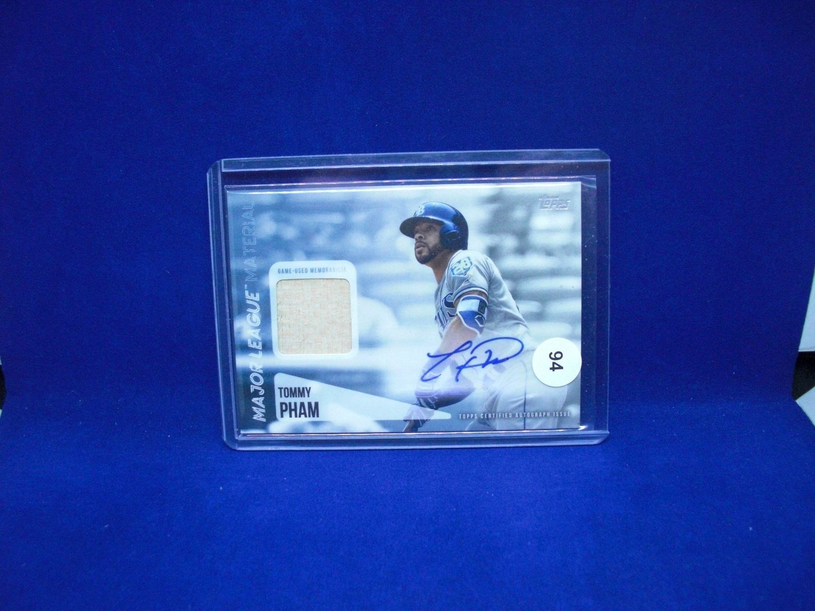 TOMMY PHAM AUTO bat relic 36/50 (1 of 1)