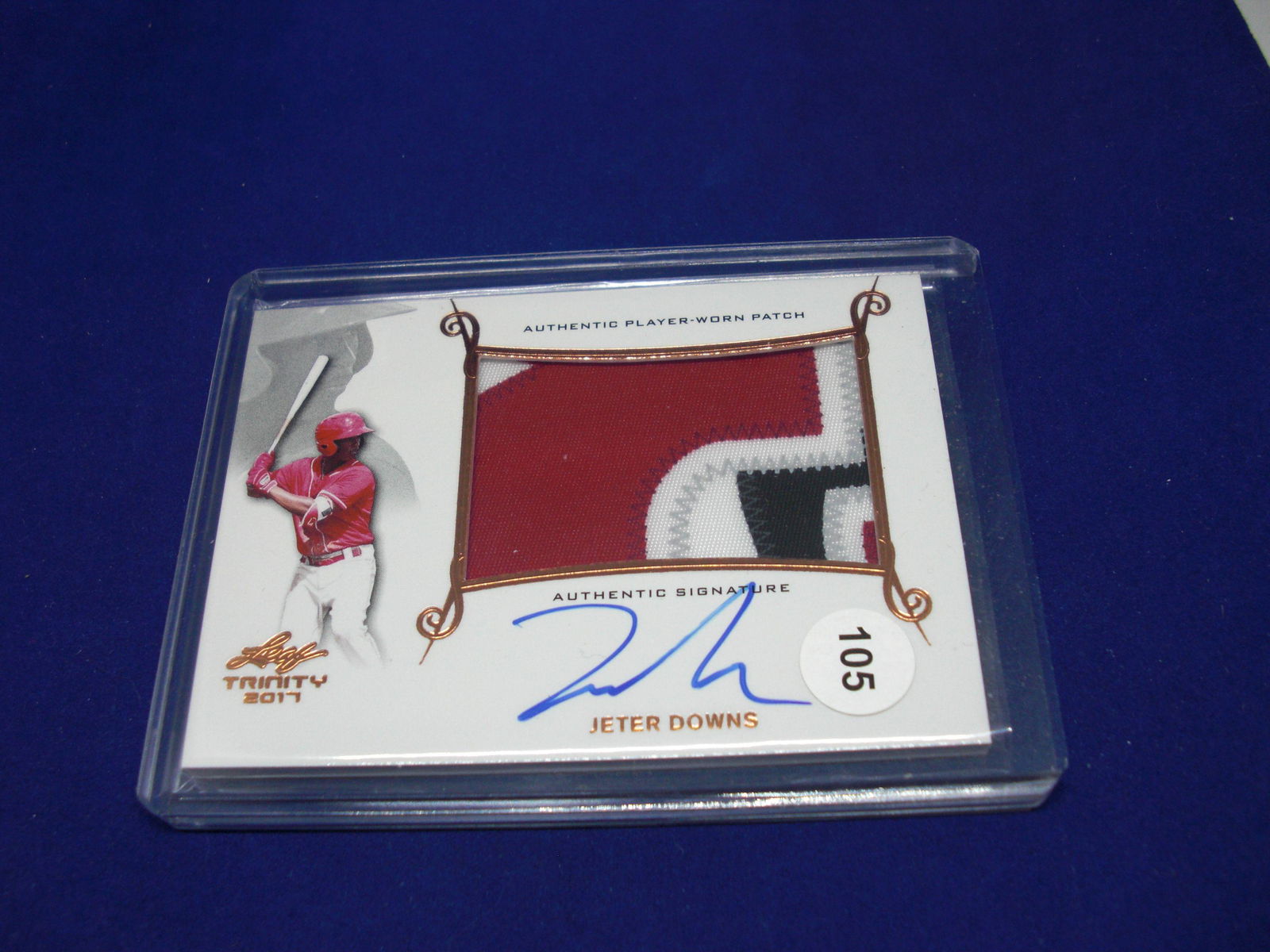 JETER downs Trinity jersey auto (1 of 1)