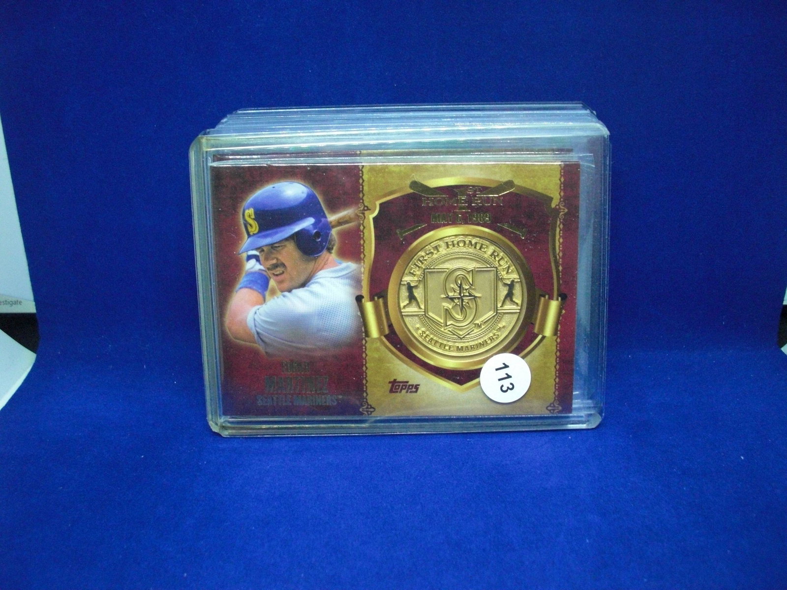 EDGAR MARTINEZ MEDALLION RELIC: EDGAR MARTINEZ MEDALLION RELIC