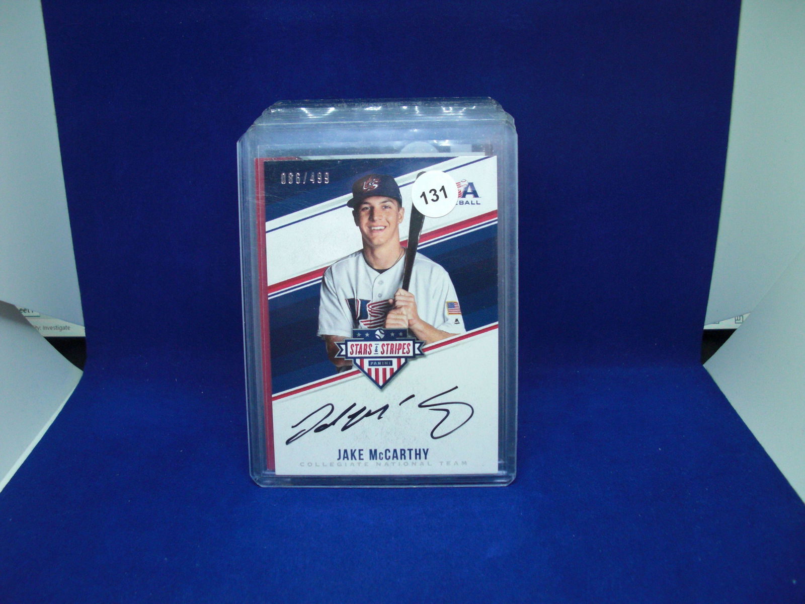 JAKE MCCARTHY STARS AND STRIPES USA AUTO (1 of 1)