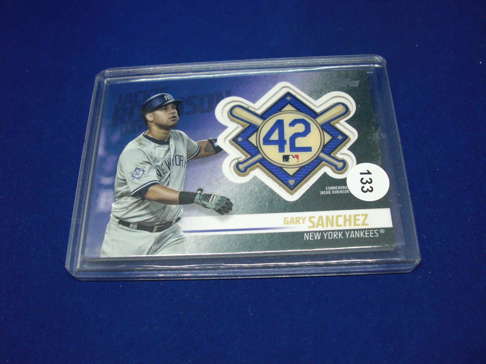 GARY SANCHEZ JACKIE ROBINSON DAY RELIC (1 of 1)