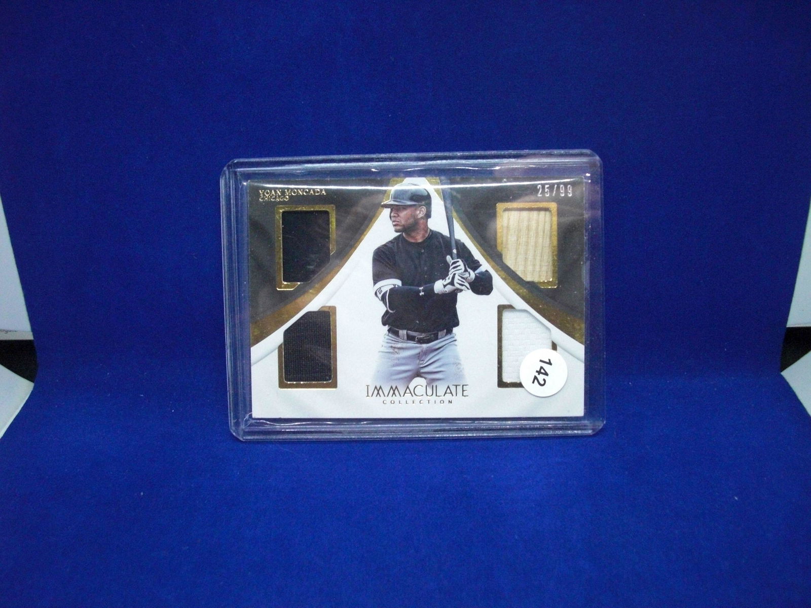 YOAN MONCADA IMMACULATE QUAD RELIC 25/99 (1 of 1)