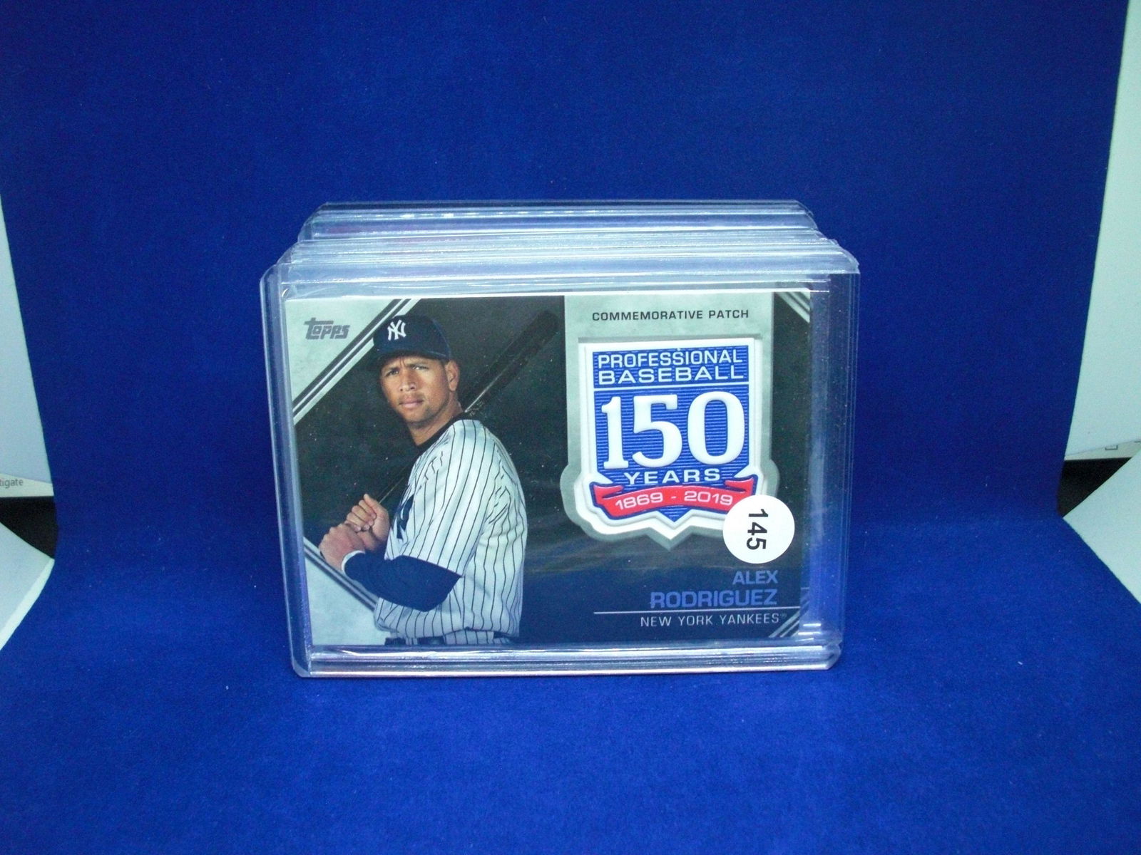 ALEX RODRIGUEZ COMMEMORATIVE PATCH (1 of 1)