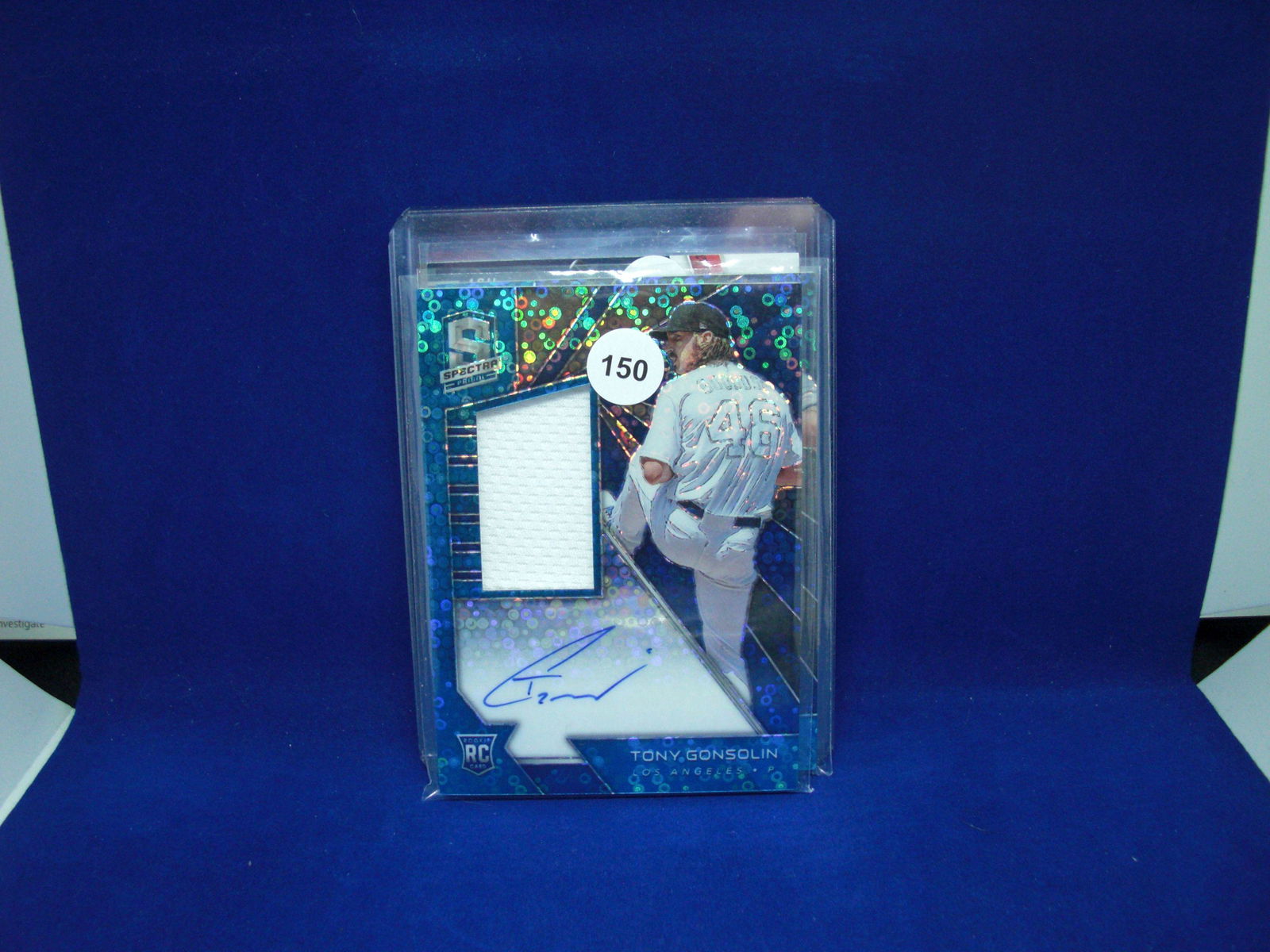 TONY GONSOLIN ROOKIE PATCH AUTO 41/49 (1 of 1)