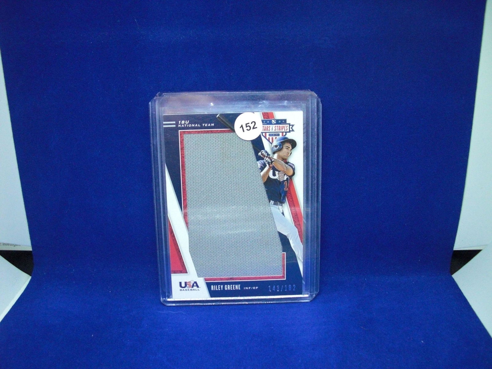 RILEY GREEN JUMBO JERSEY CARD 143/182 (1 of 1)