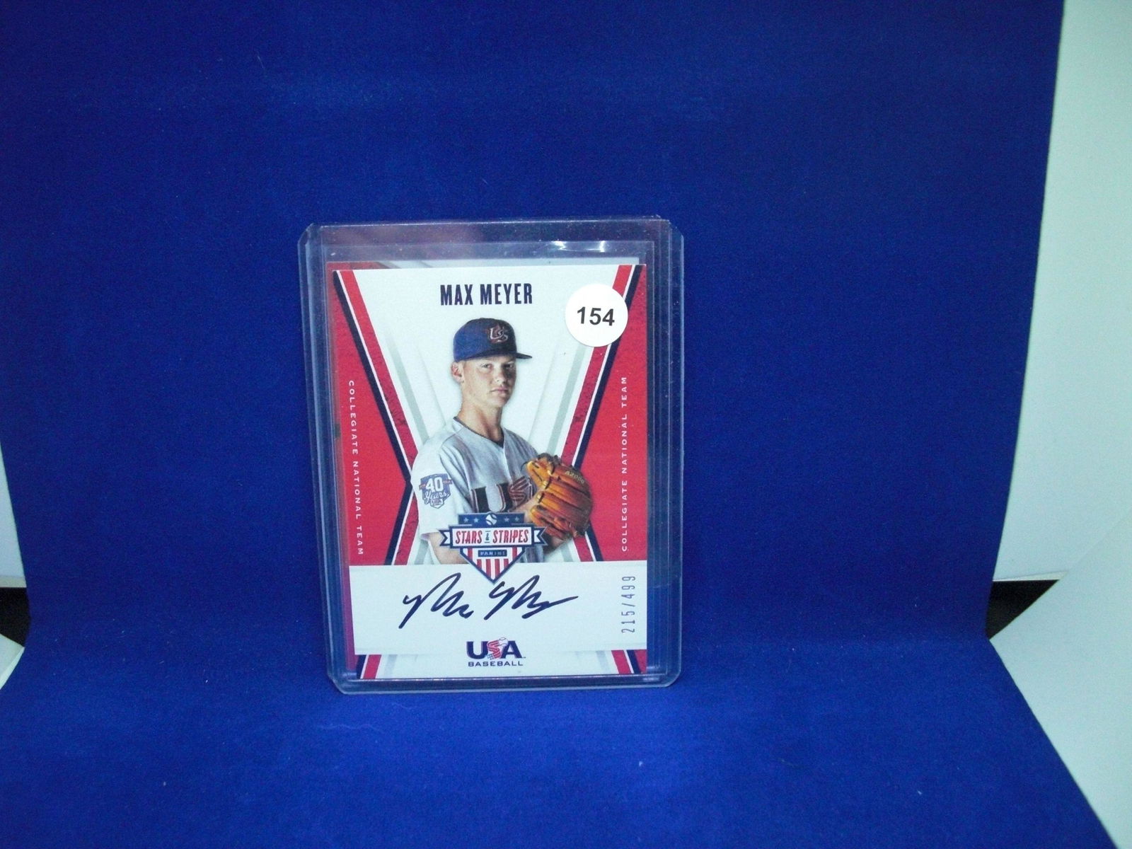 MAX MEYER NUMBERED AUTO 215/499 (1 of 1)