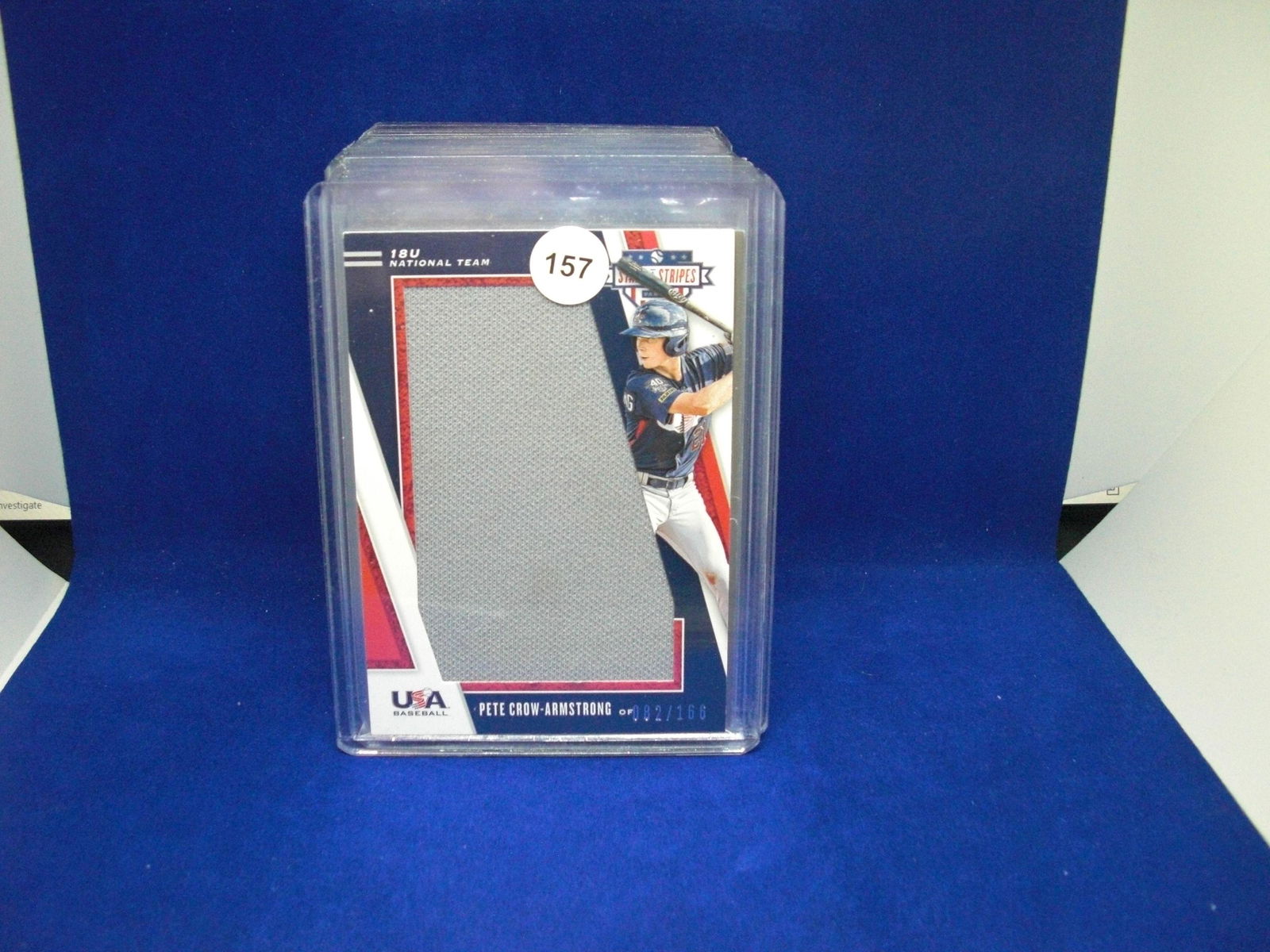 PETE CROW-ARMSTRONG JUMBO JERSEY CARD 02/166 (1 of 1)