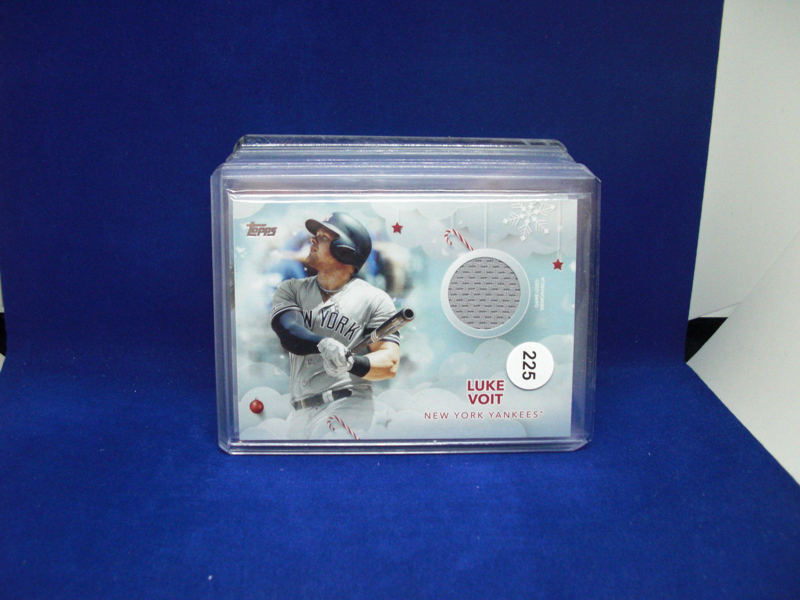 LUKE VOIT TOPPS HOLIDAY RELIC (1 of 1)